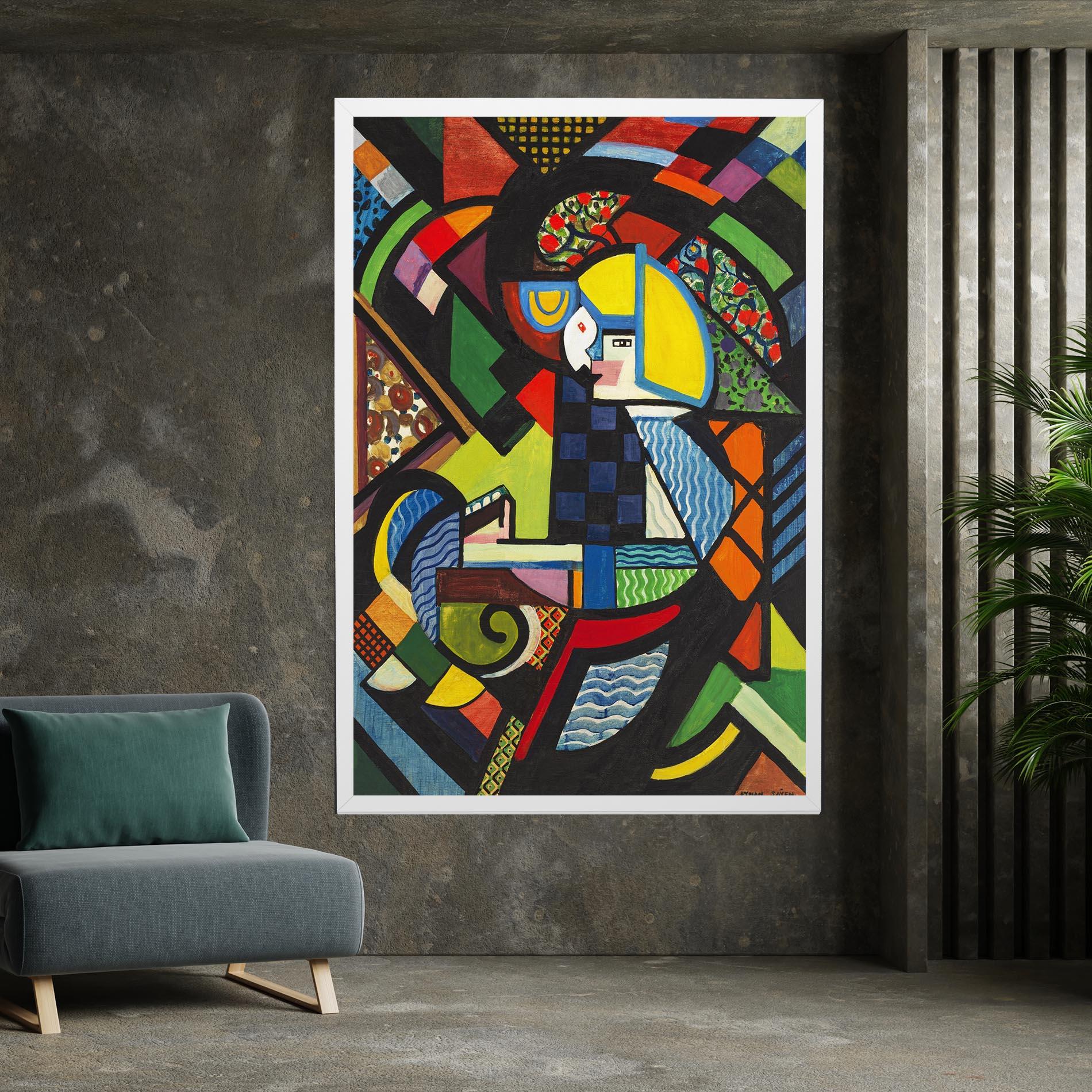 Vászonkép Mix Color Shapes mockup 7