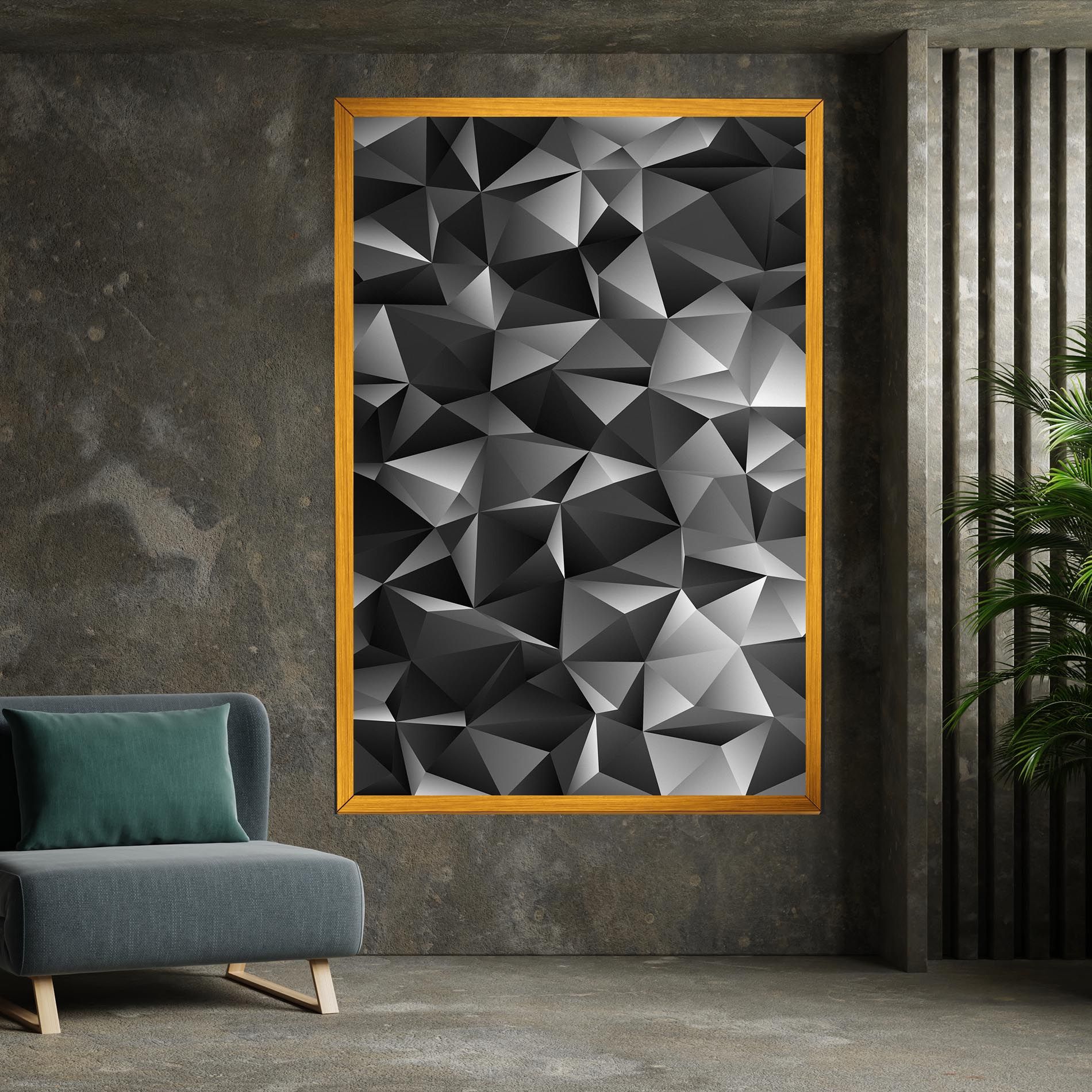 Black Triangle Pattern mockup 7