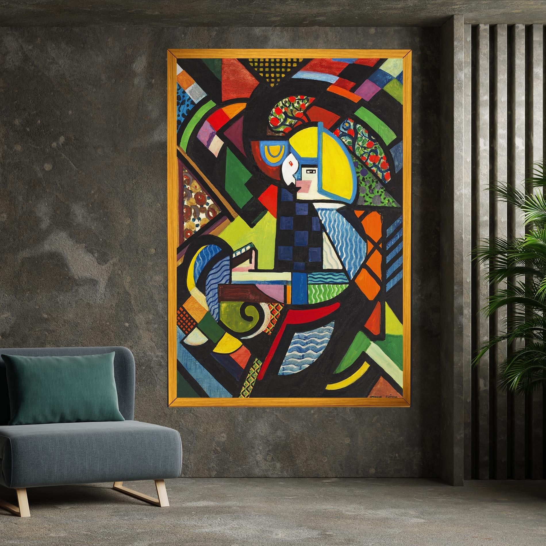 Vászonkép Mix Color Shapes mockup 7