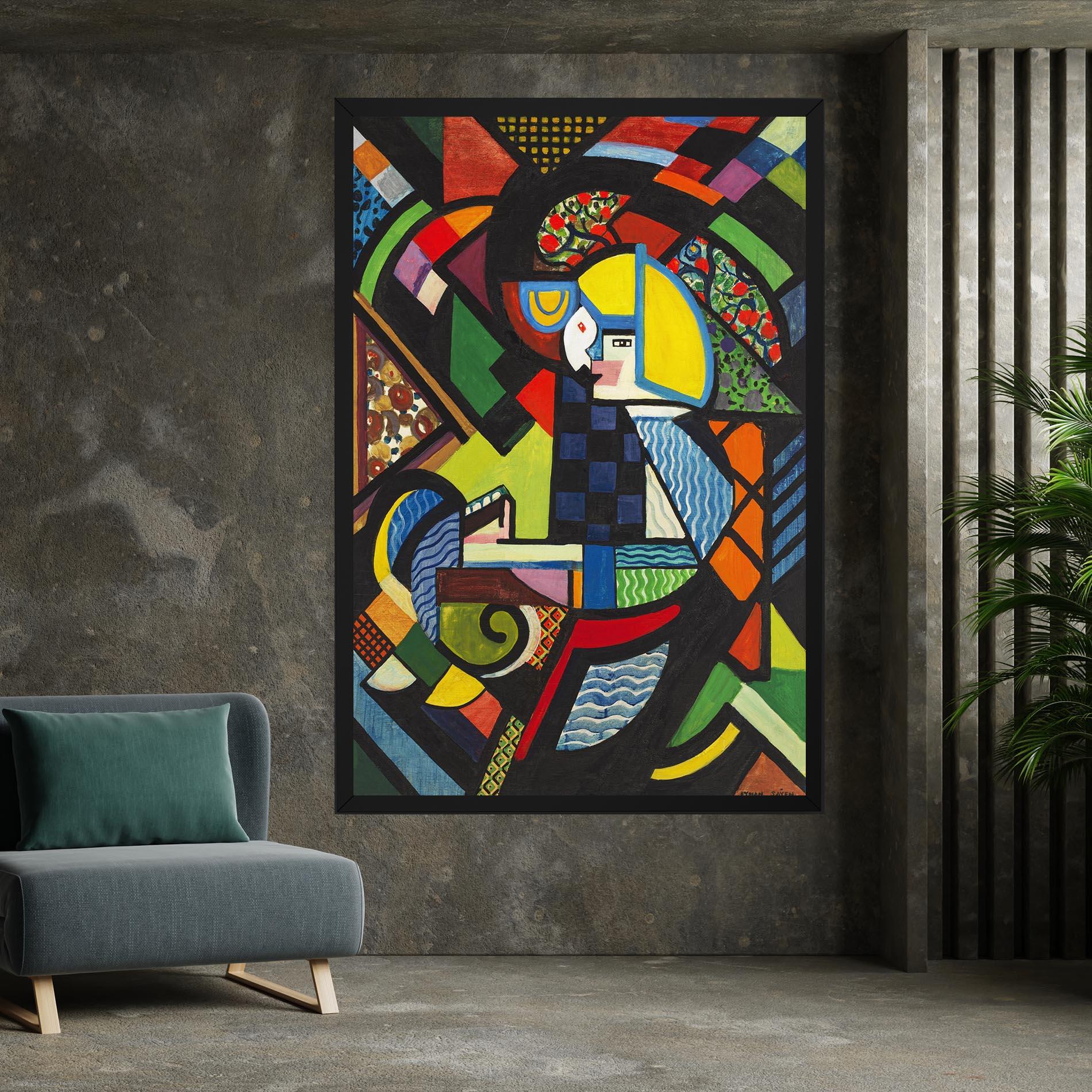 Vászonkép Mix Color Shapes mockup 7