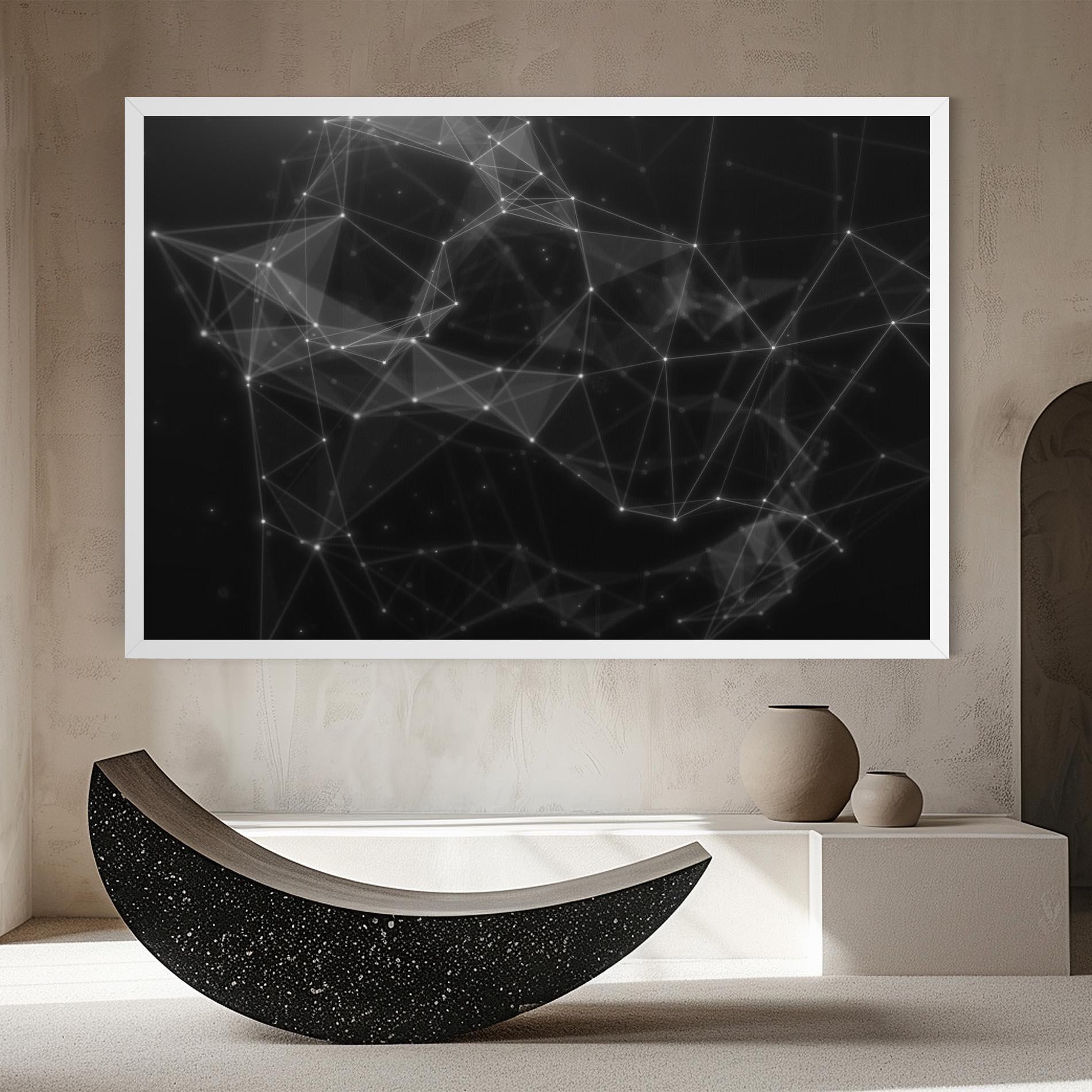Vászonkép Connecting Lines mockup 8