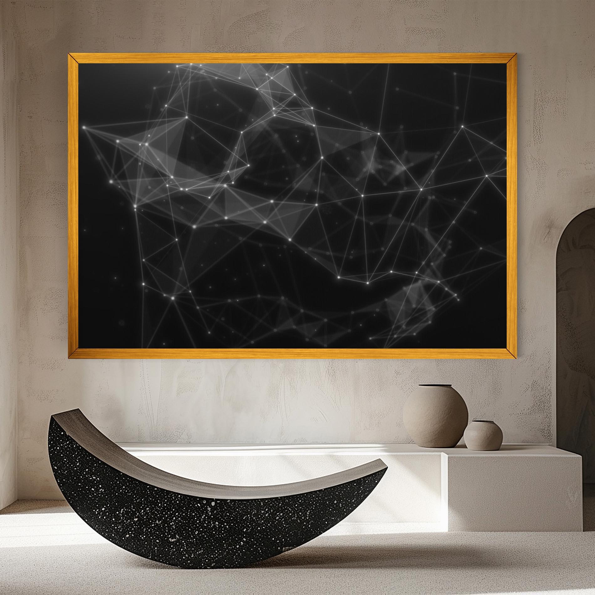 Vászonkép Connecting Lines mockup 8