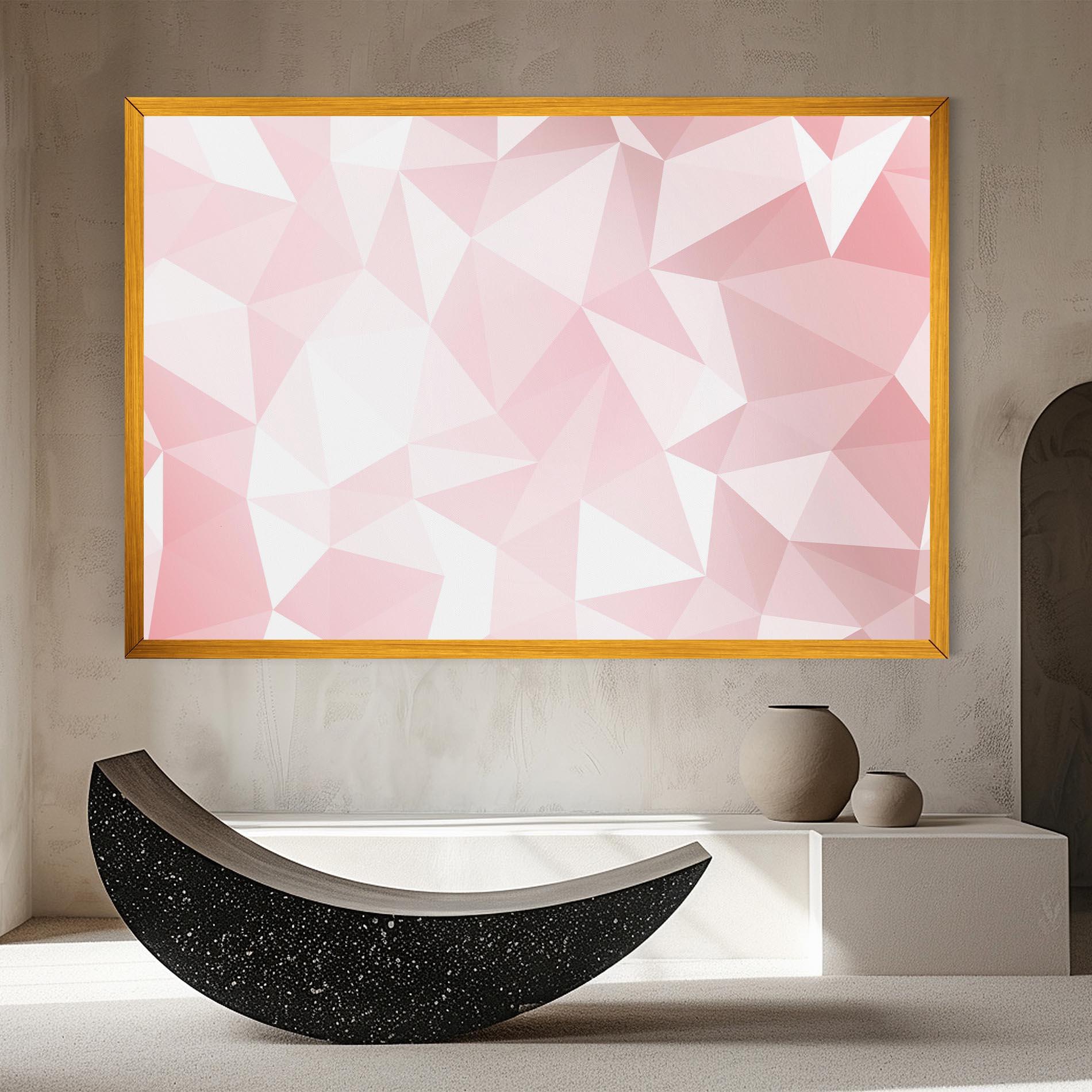 Vászonkép Pink Triangle mockup 8