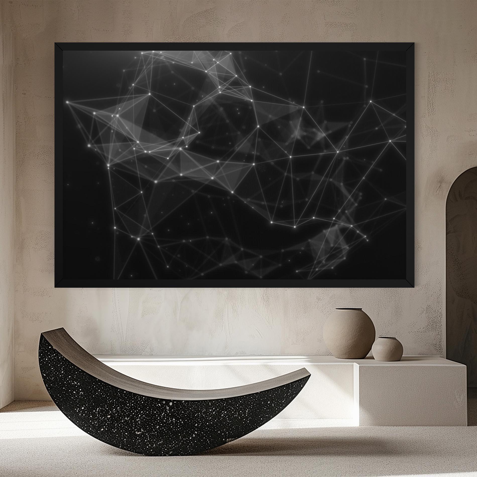 Vászonkép Connecting Lines mockup 8
