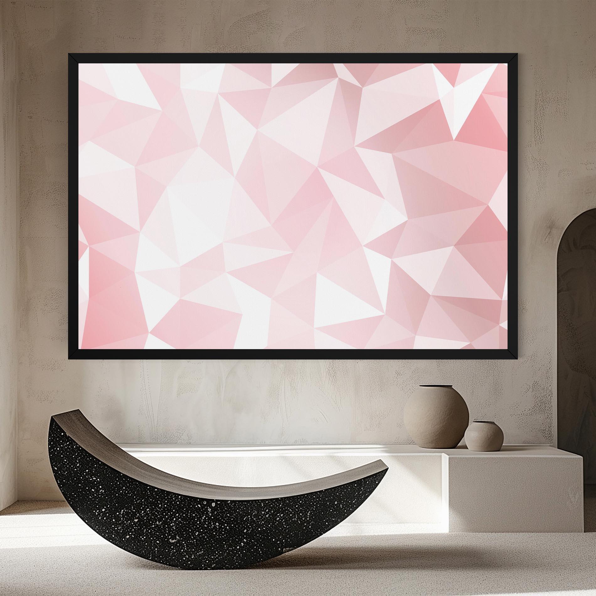 Vászonkép Pink Triangle mockup 8