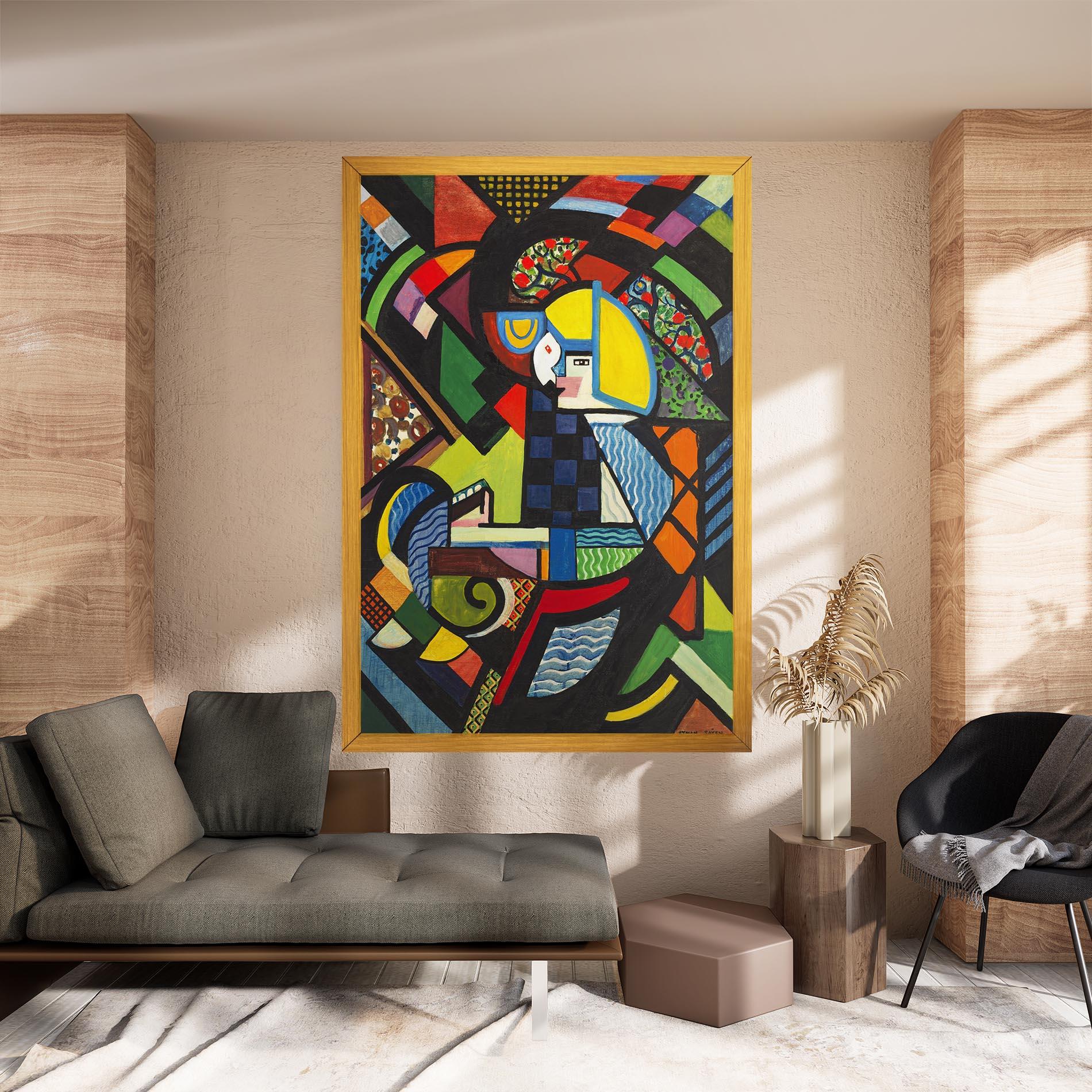 Vászonkép Mix Color Shapes mockup 8