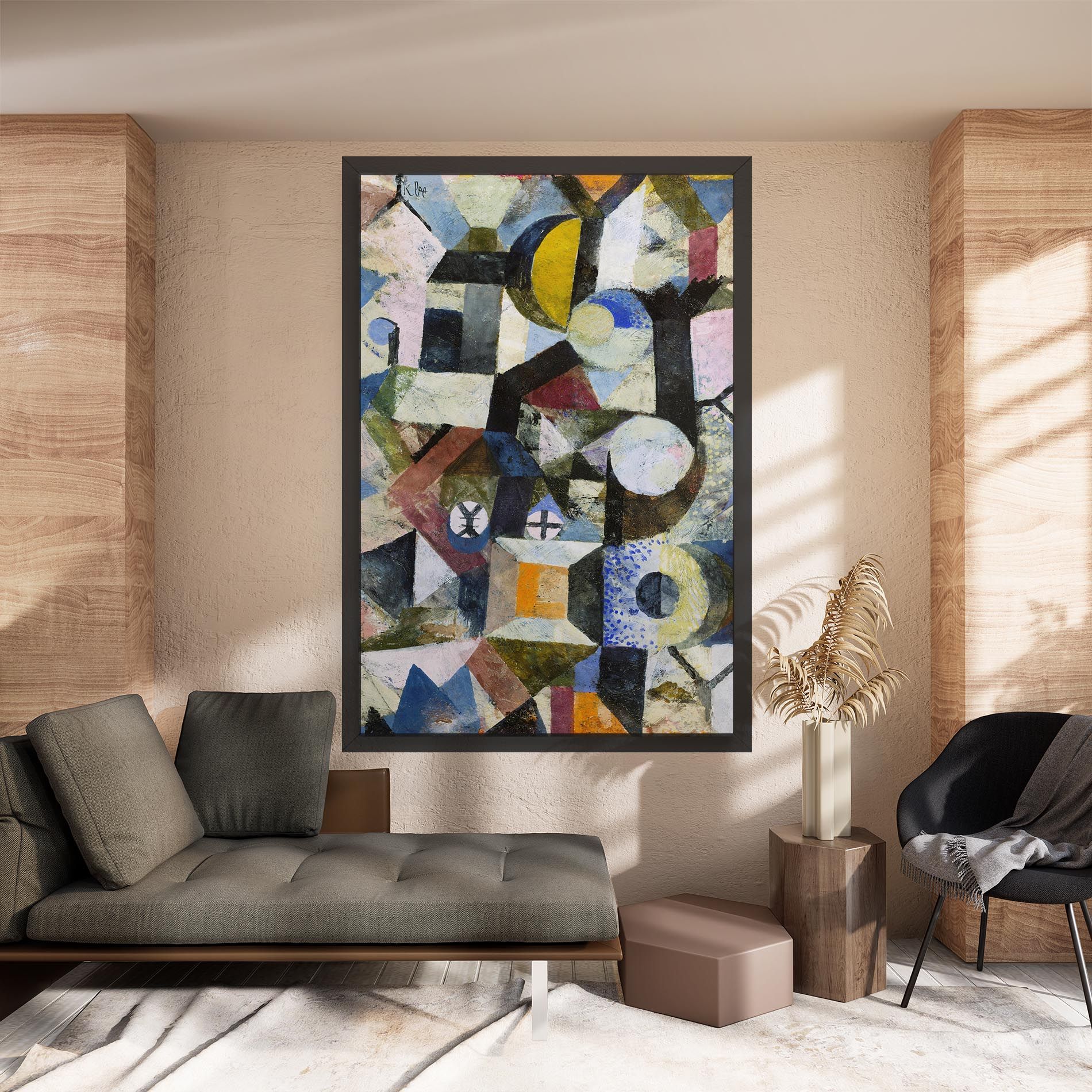 Abstract Geometric mockup 8