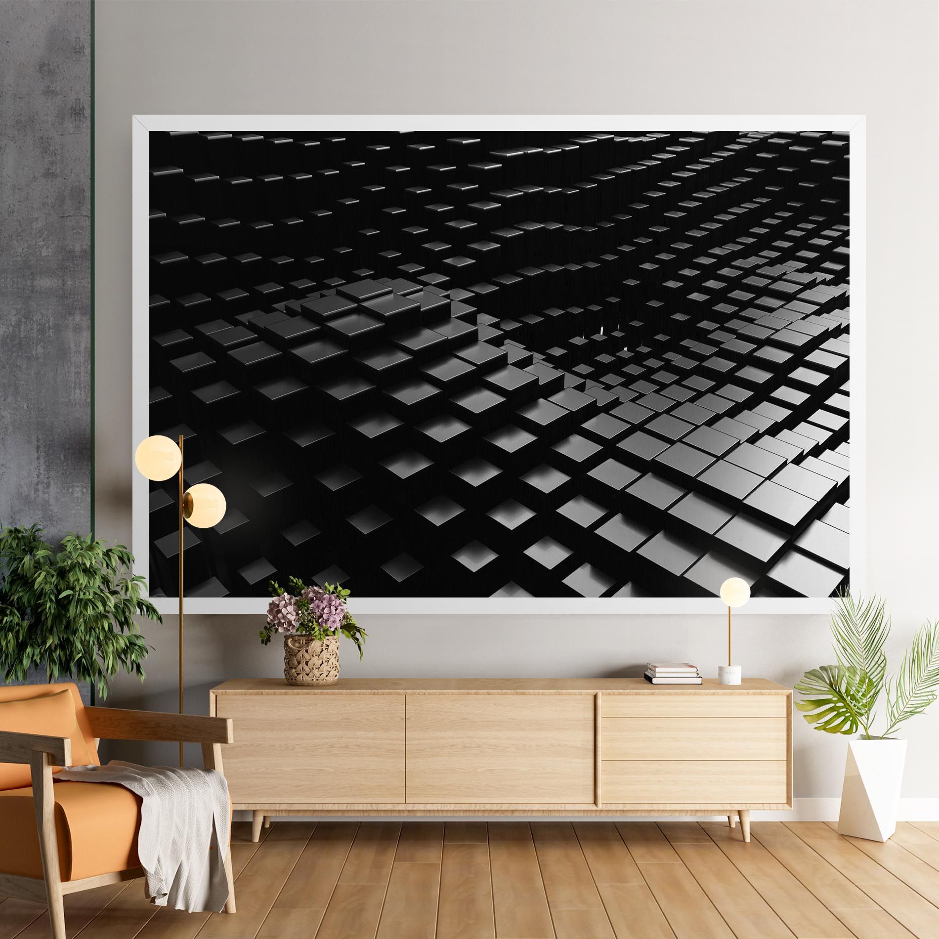 Black Square Wave mockup 9