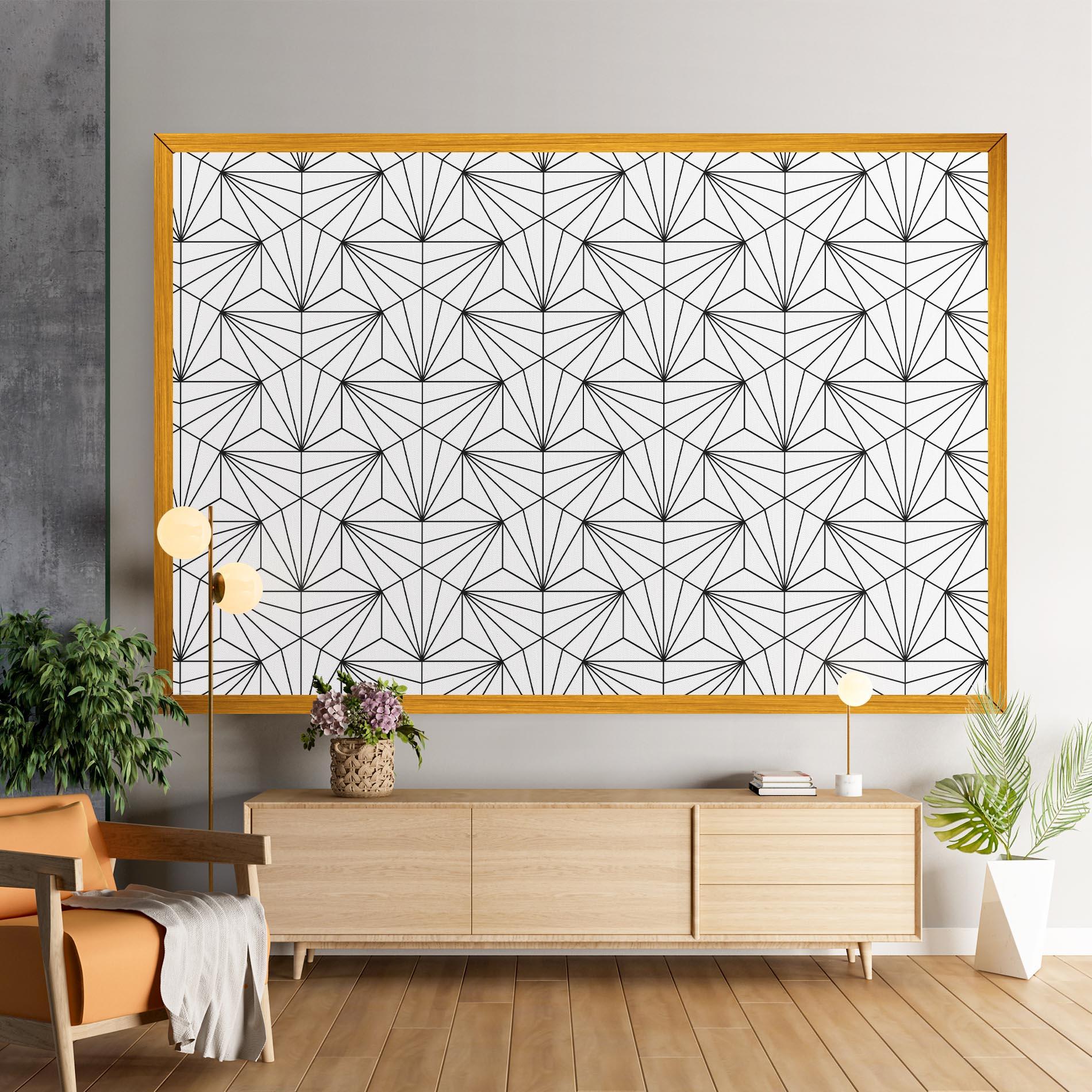 Vászonkép Black Triangle mockup 9