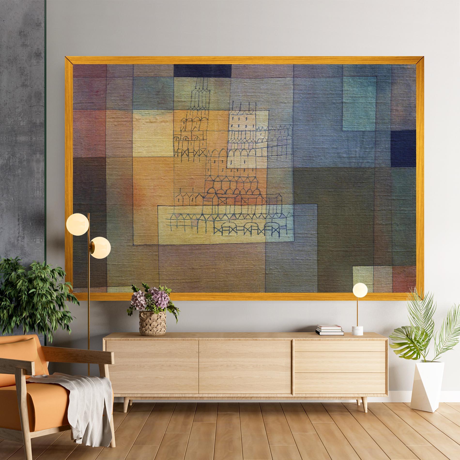 Vászonkép Water Color Square mockup 9