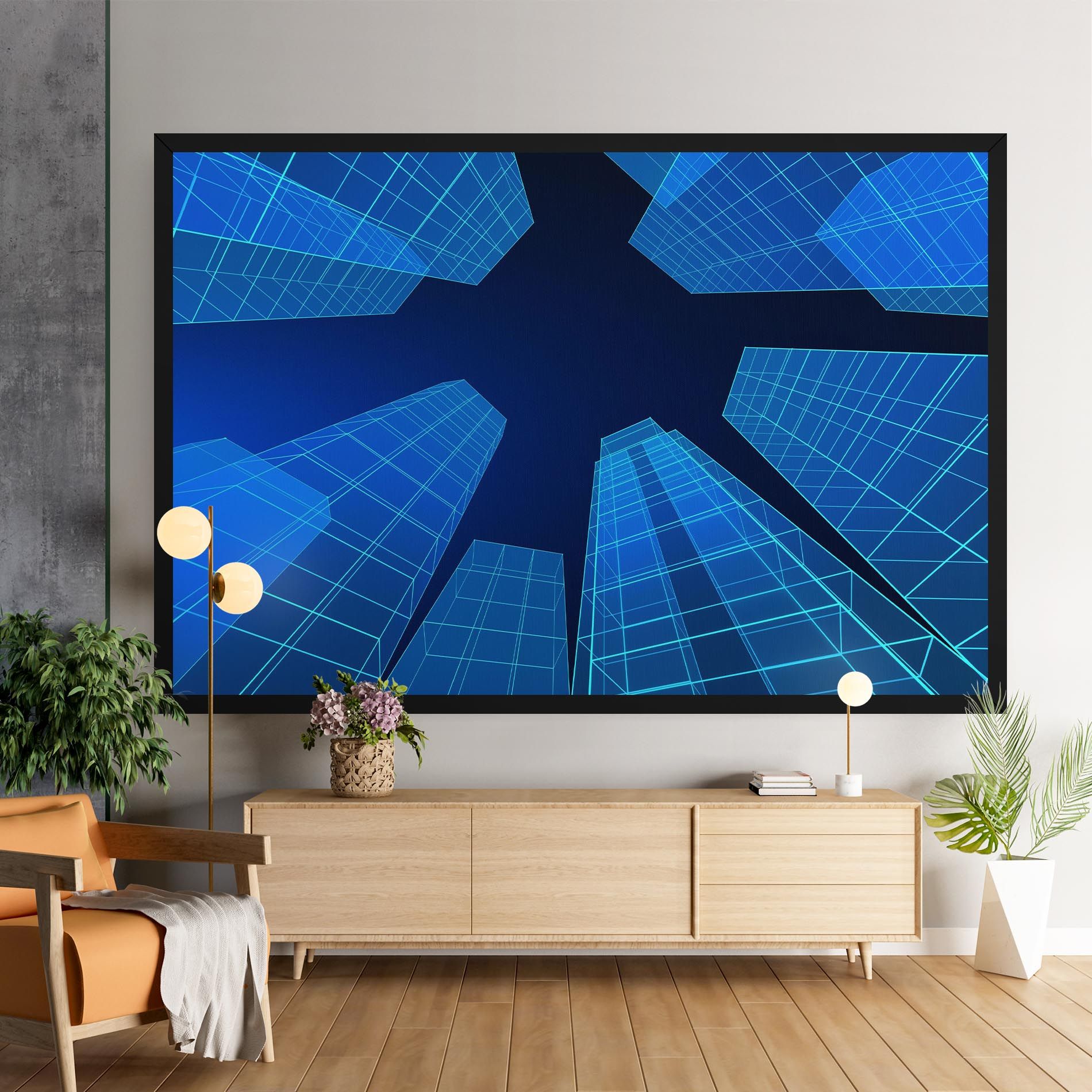 Blue Buildings mockup 9