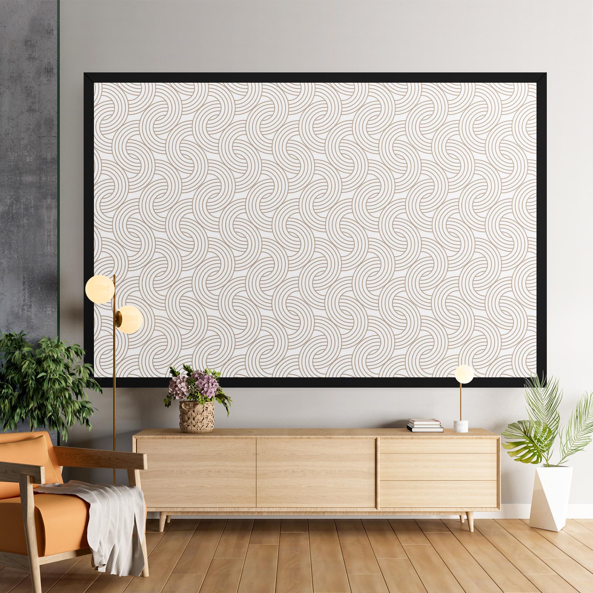Vászonkép Cream Lines mockup 9