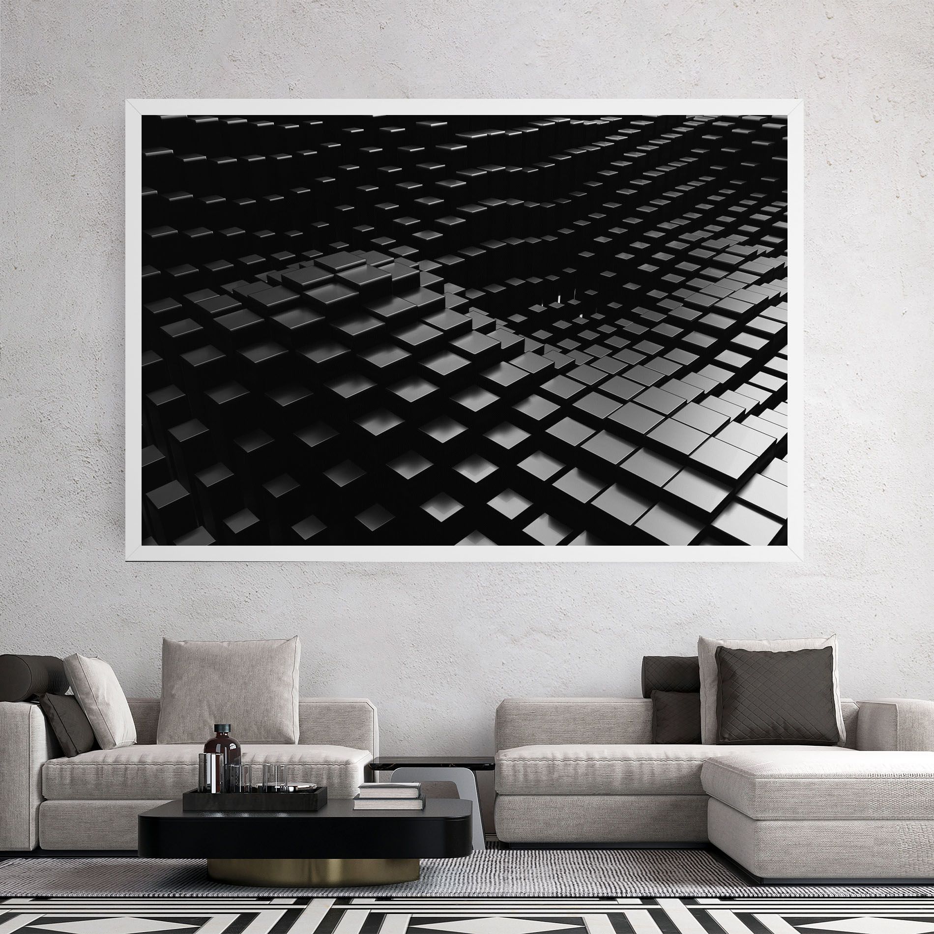 Black Square Wave mockup 2