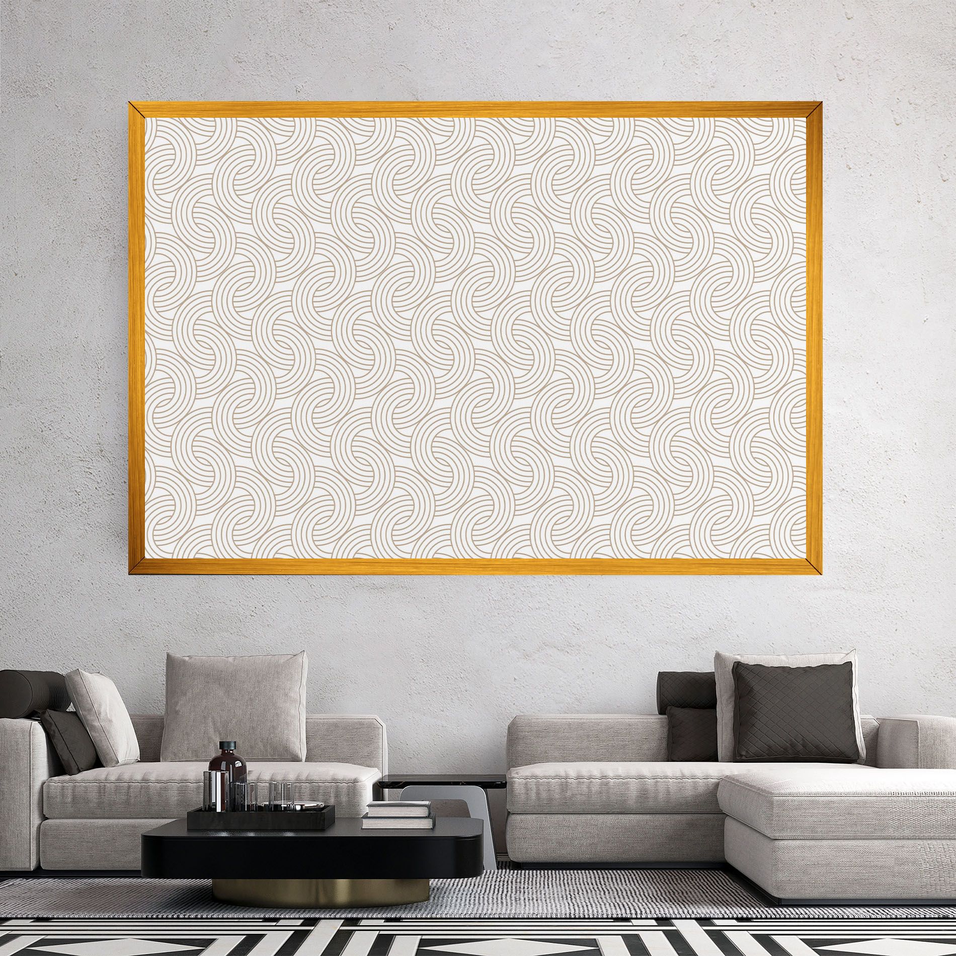 Cream Lines mockup 2
