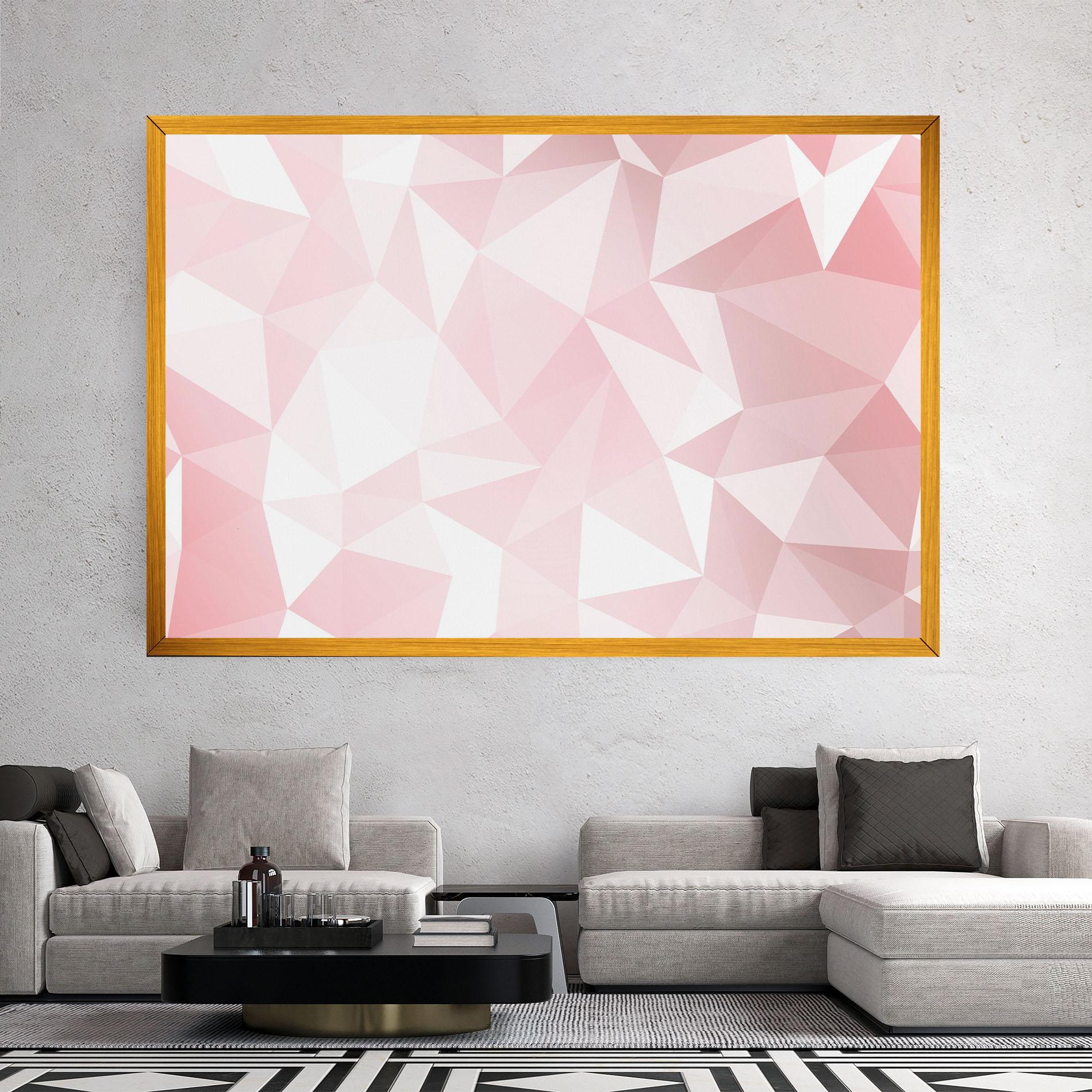 Vászonkép Pink Triangle mockup 2