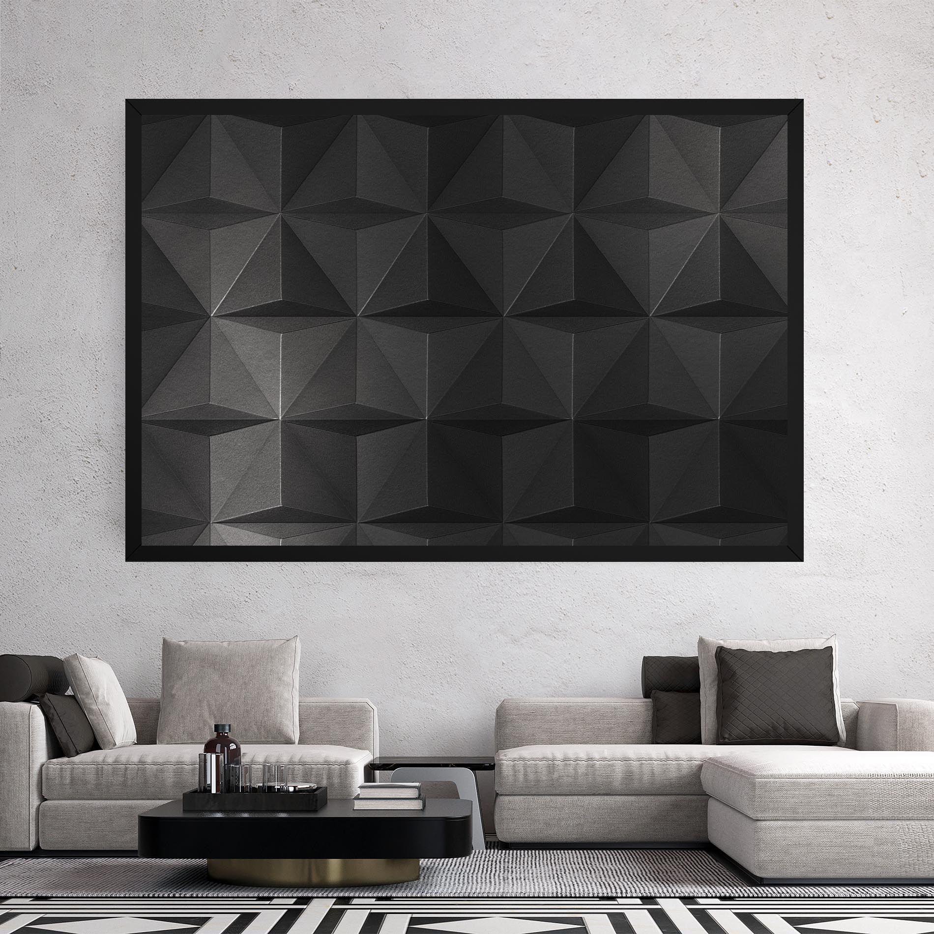 Black Shade Triangle mockup 2