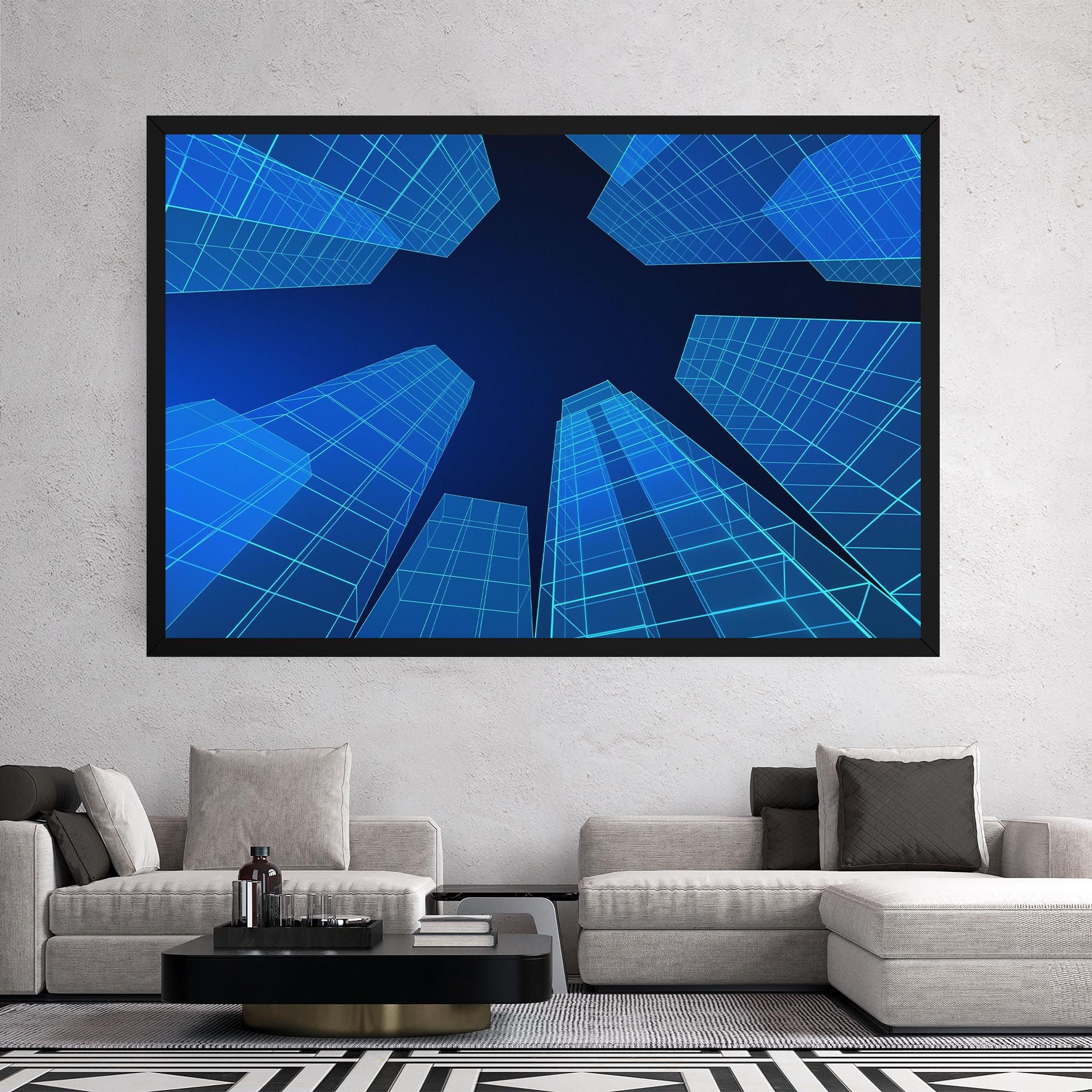 Blue Buildings mockup 2