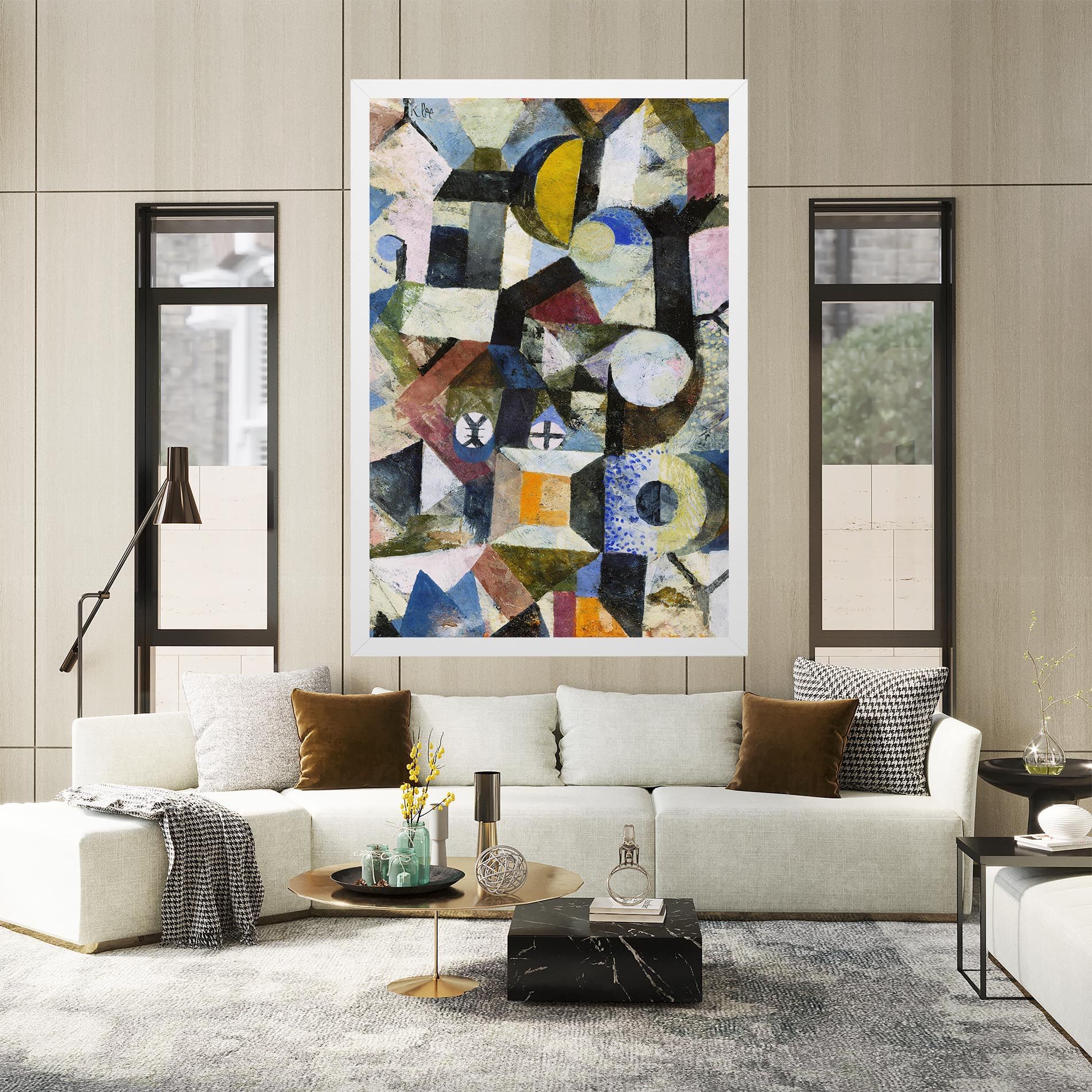 Abstract Geometric mockup 2