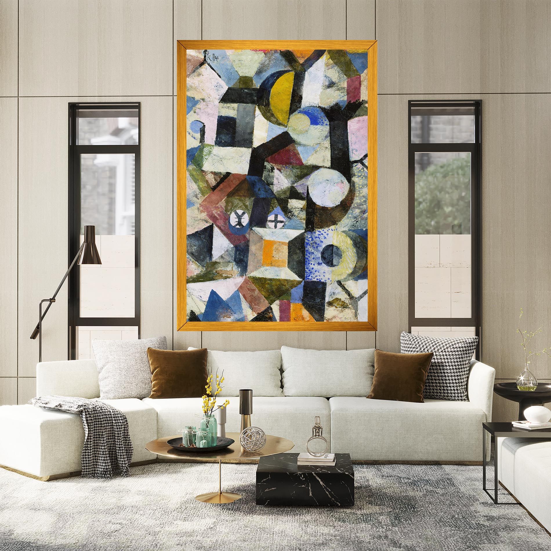 Abstract Geometric mockup 2