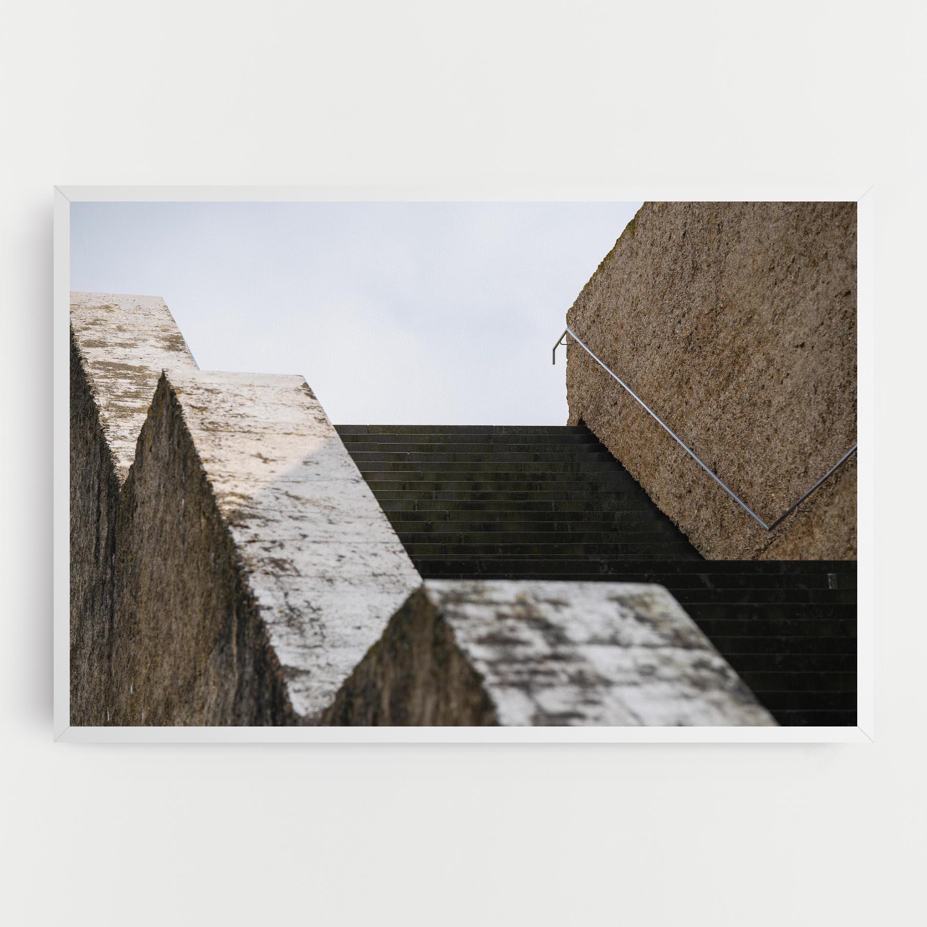 Vászonkép Black Stairs mockup 0