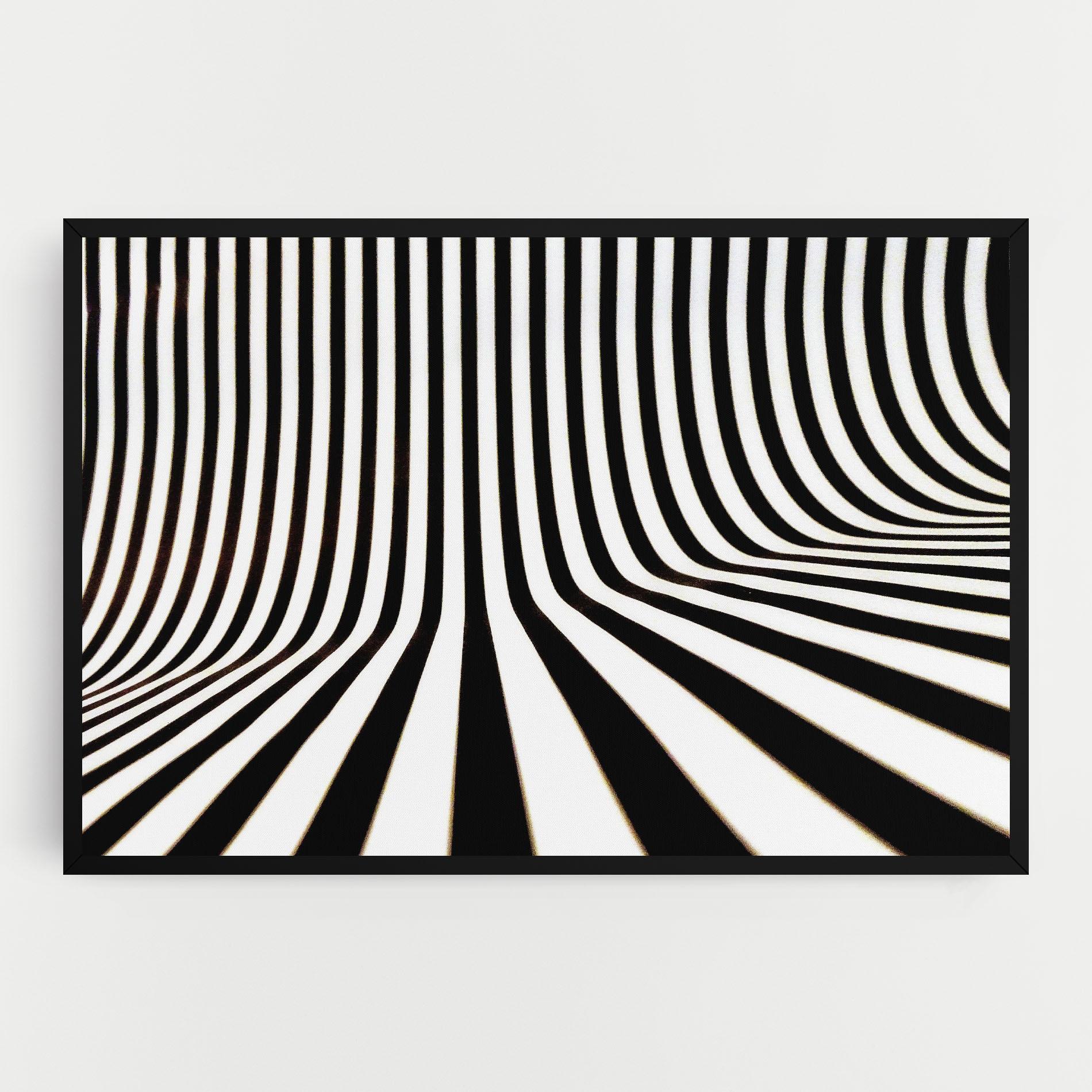 Vászonkép Black And White Illusion mockup 0