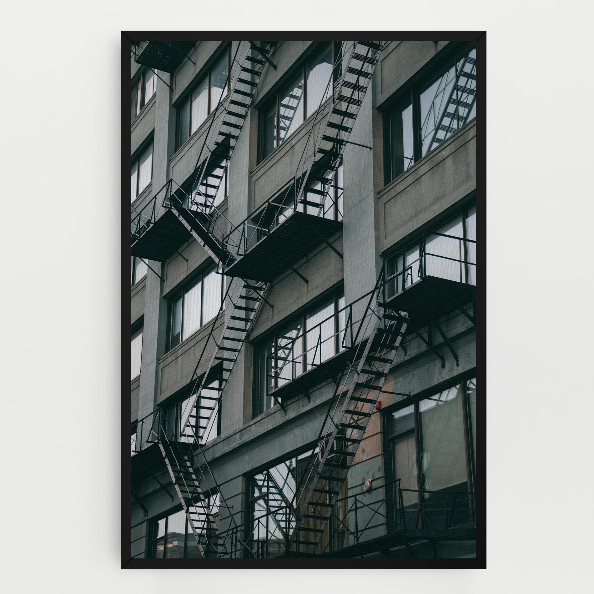 Vászonkép Building Stairs mockup 0