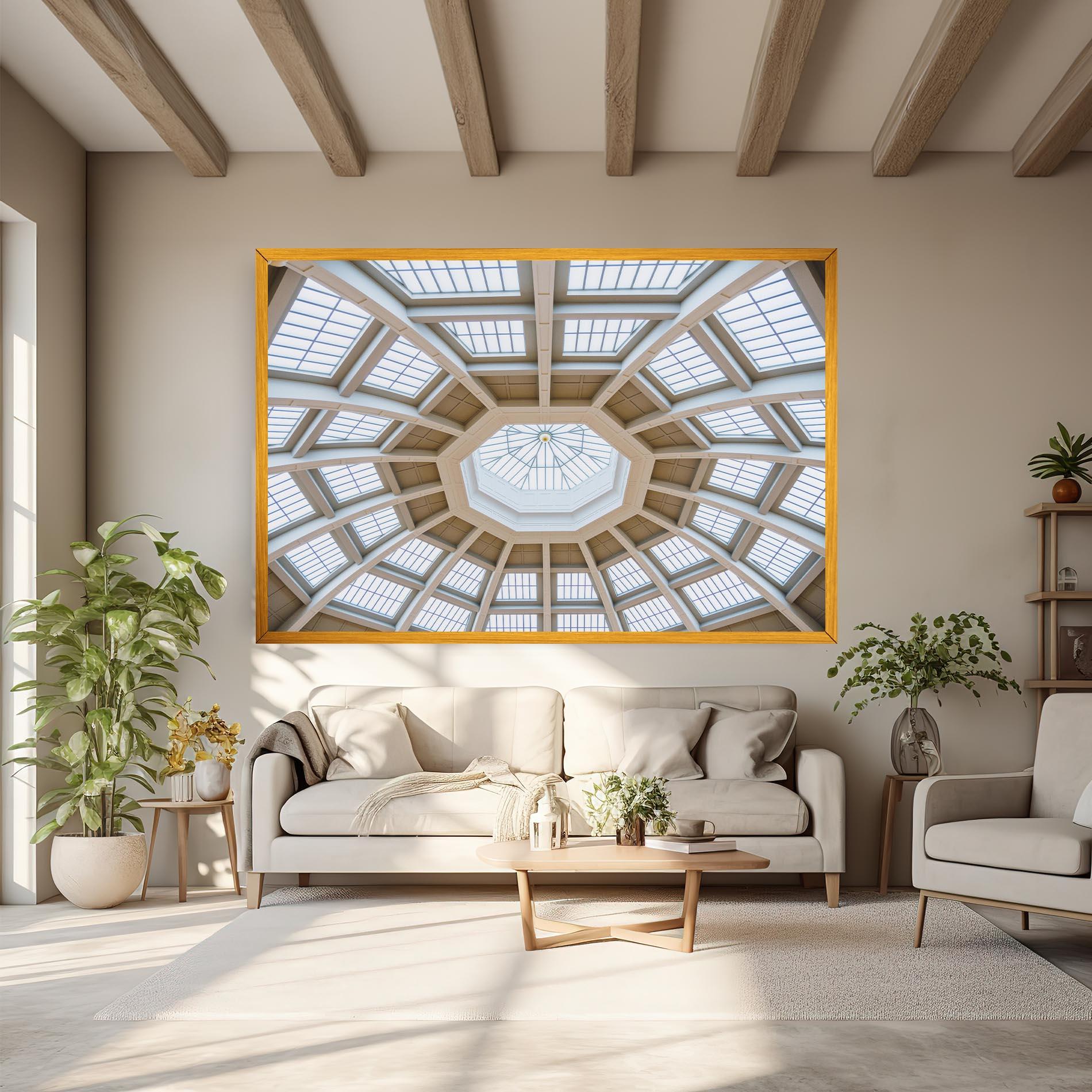 Vászonkép Ceiling Dome mockup 6