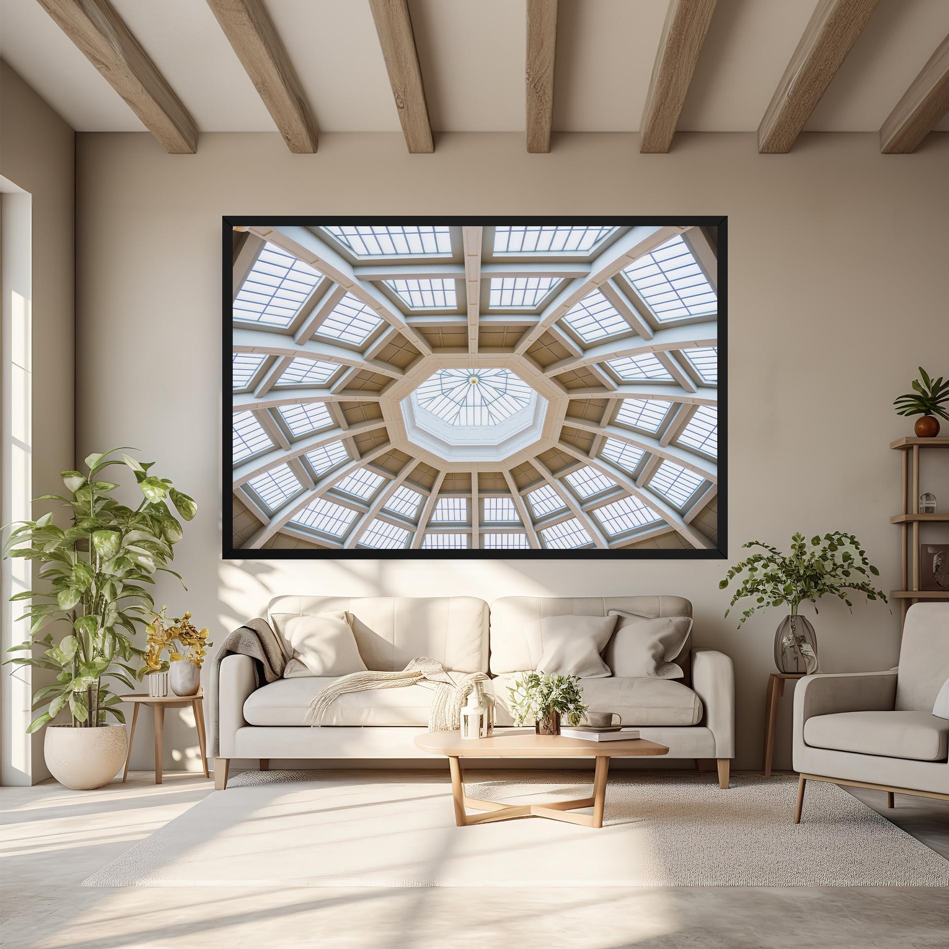 Vászonkép Ceiling Dome mockup 6