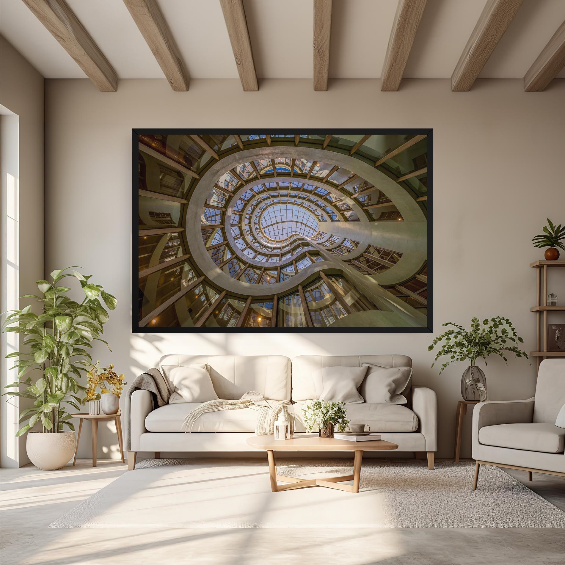 Vászonkép Glass Building mockup 6