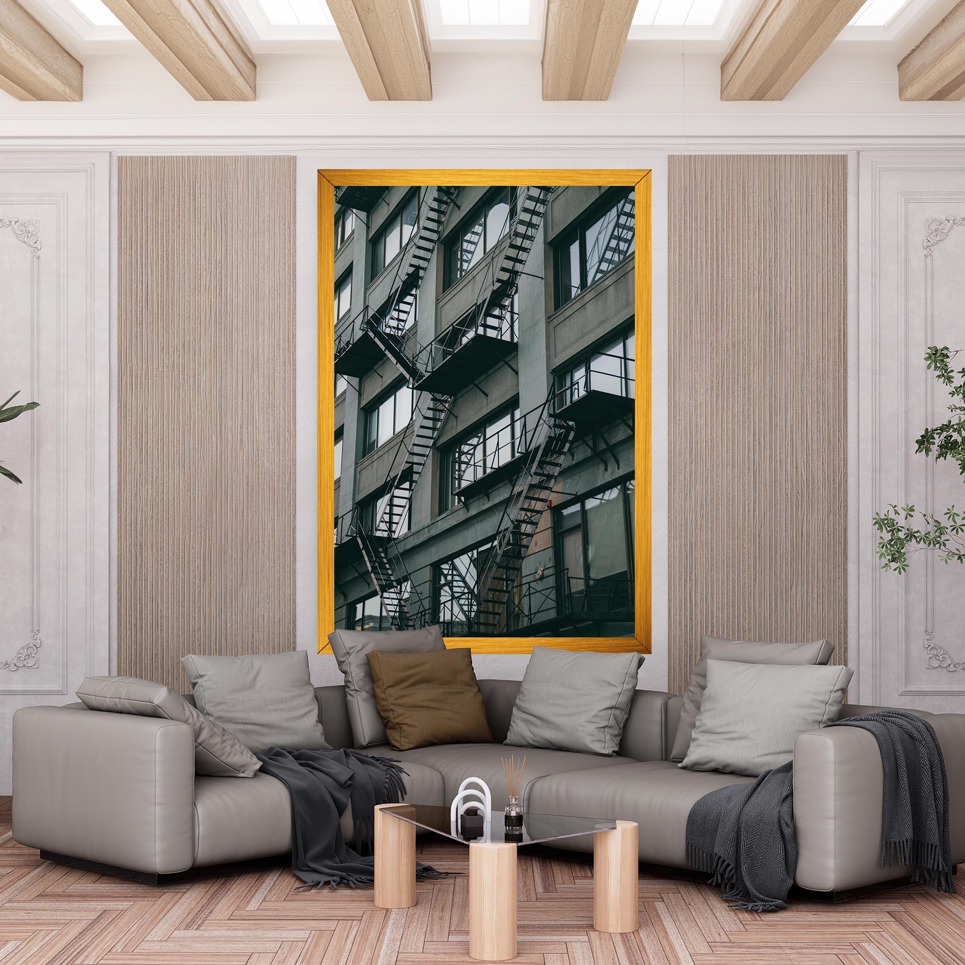 Vászonkép Building Stairs mockup 6