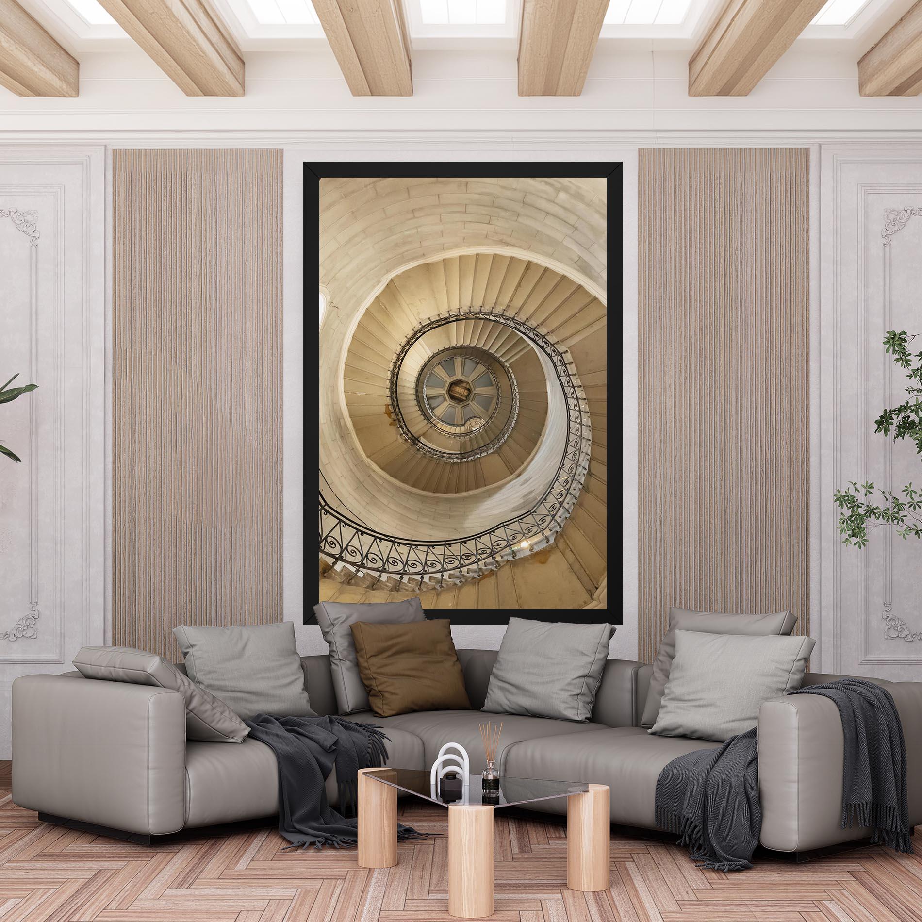 Vászonkép Cream Down Stairs mockup 6