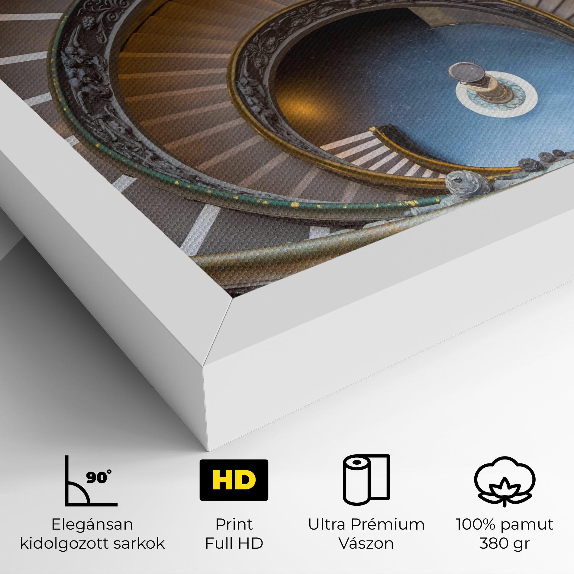 Vászonkép Colored Stairs mockup 4