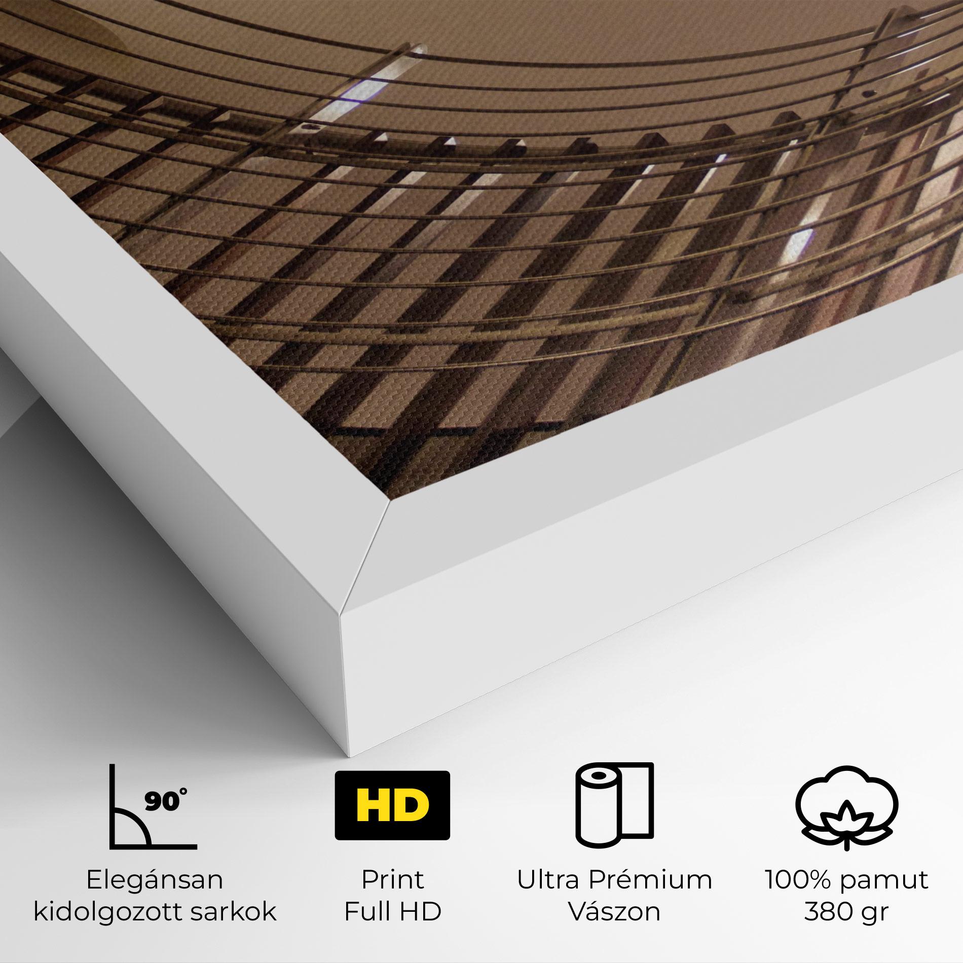 Vászonkép Cream Stairs mockup 4
