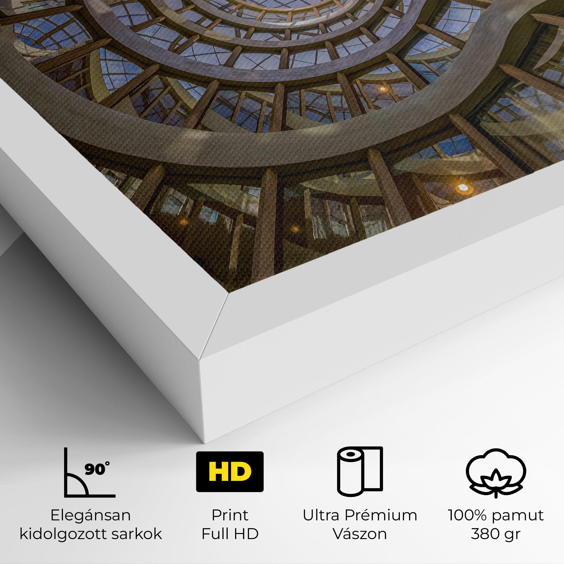 Vászonkép Glass Building mockup 4