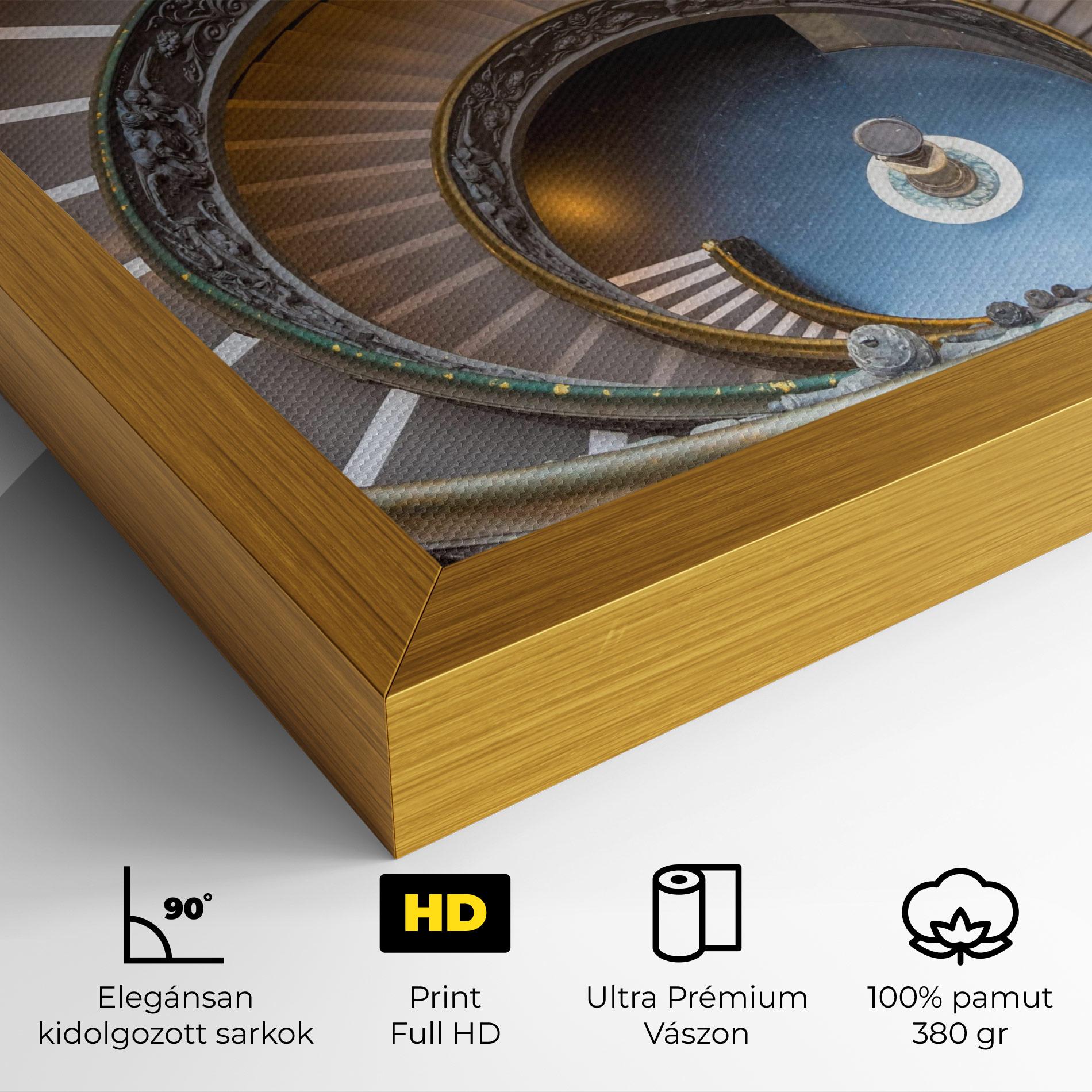 Vászonkép Colored Stairs mockup 4