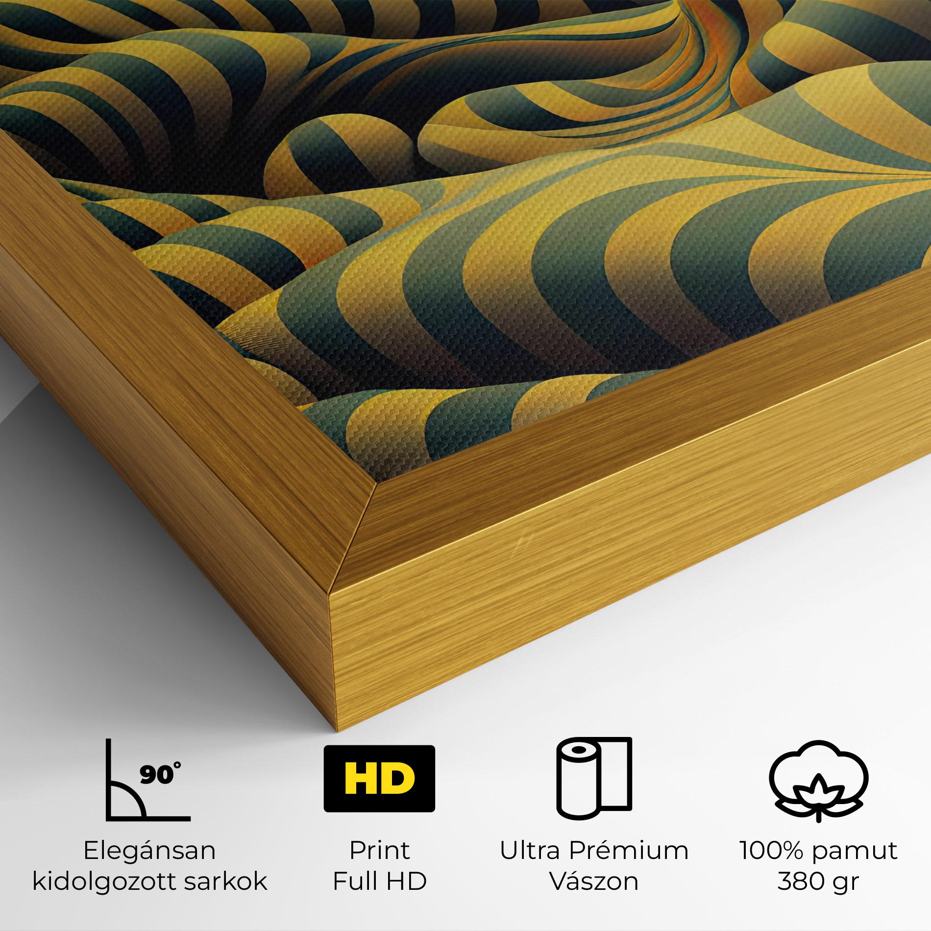 Vászonkép Green Yellow View mockup 4