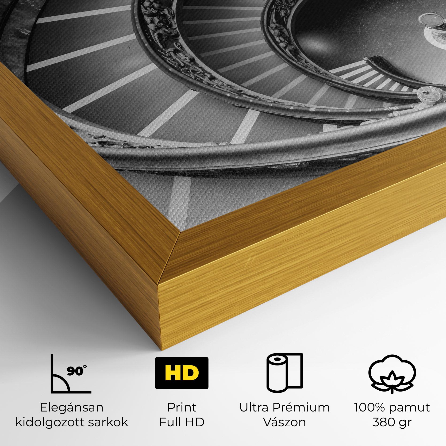 Vászonkép Grey Spiral mockup 4