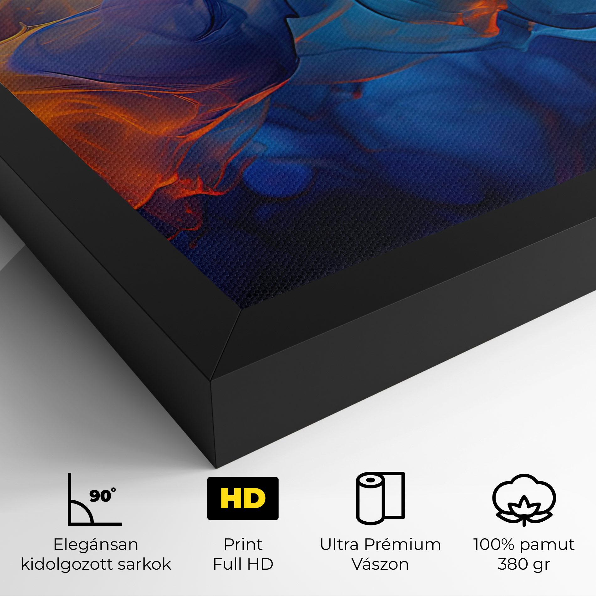 Vászonkép Blue Orange Floating mockup 4