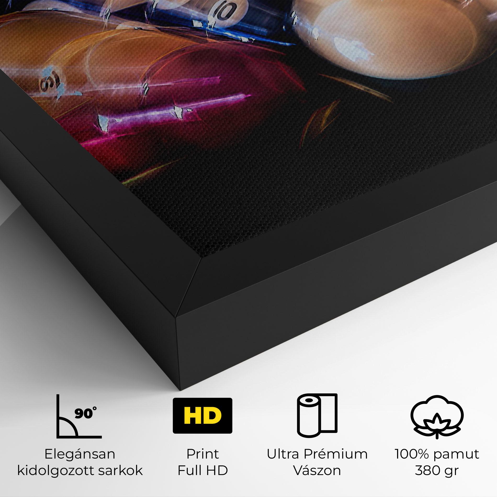 Vászonkép Bowling Balls mockup 4