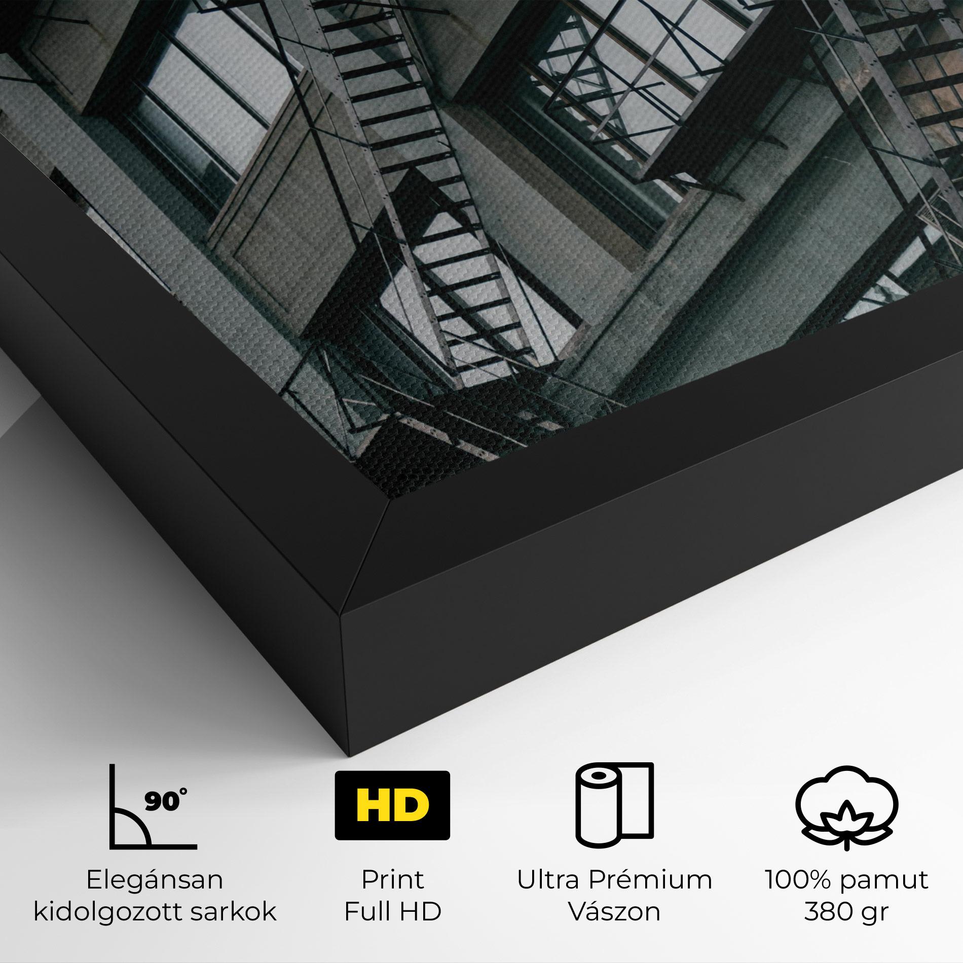 Vászonkép Building Stairs mockup 4