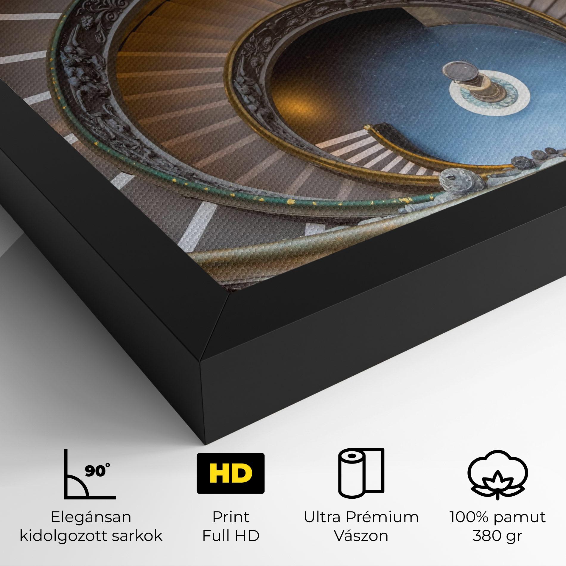 Vászonkép Colored Stairs mockup 4