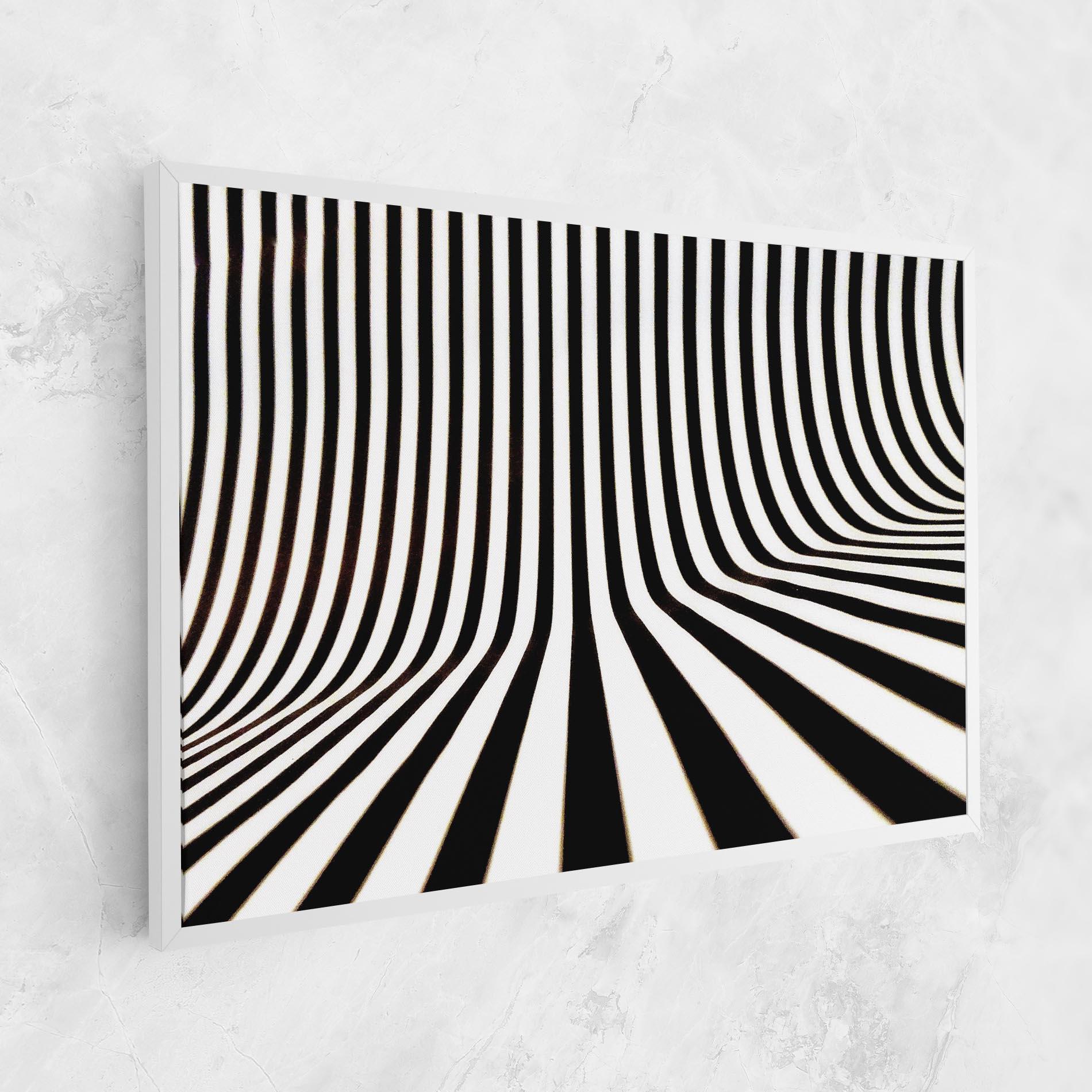 Vászonkép Black And White Illusion mockup 1