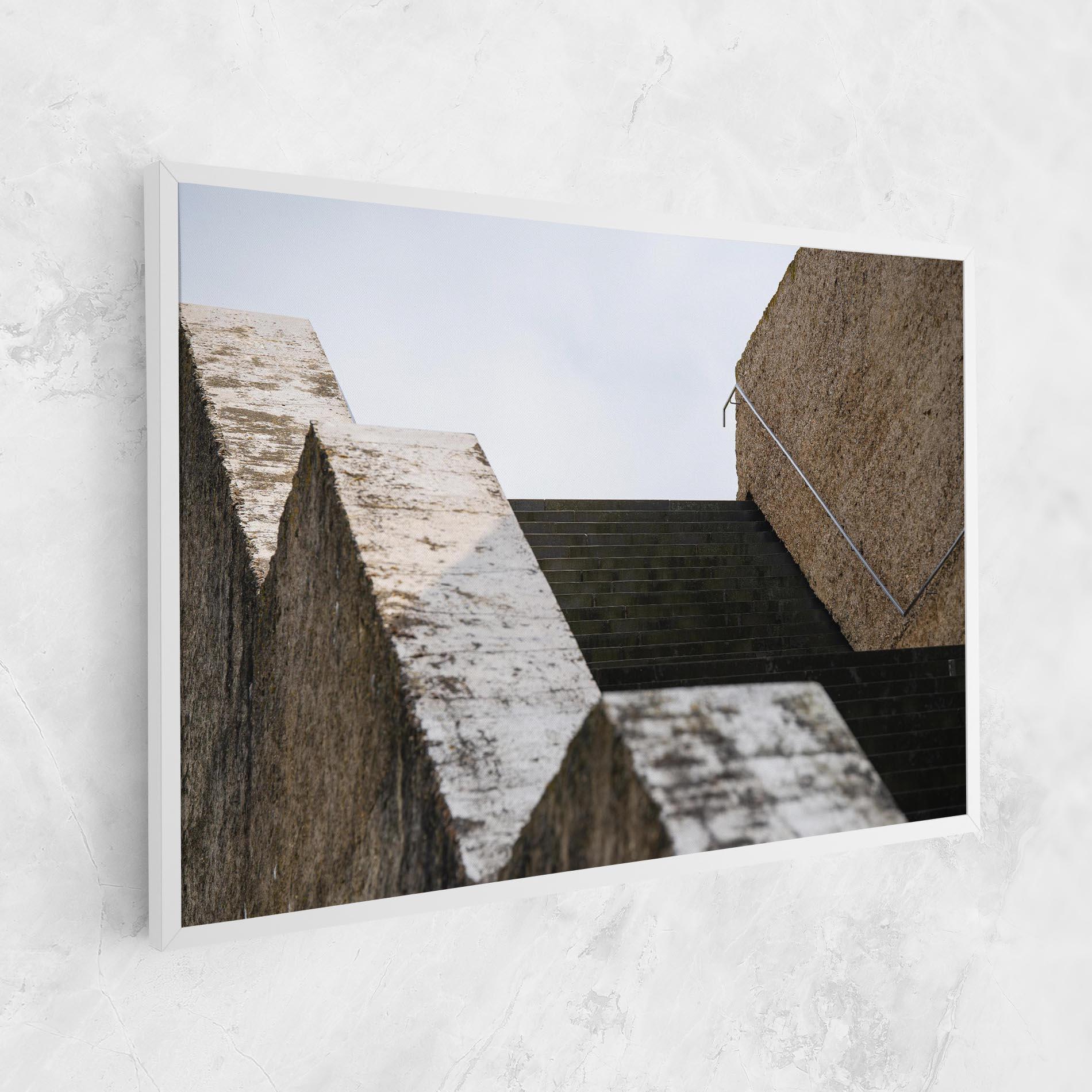 Vászonkép Black Stairs mockup 1