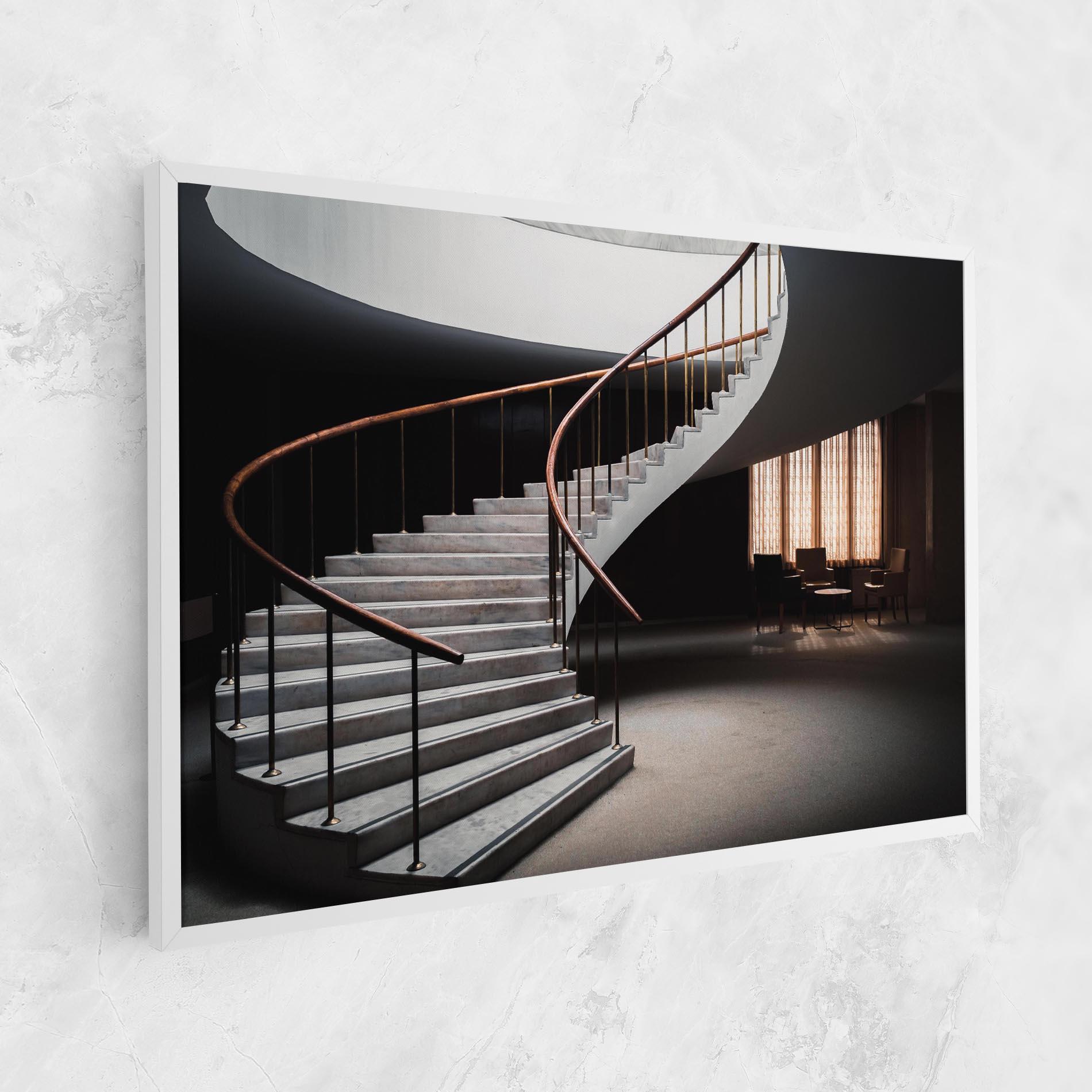 Vászonkép Dark Room Stairs mockup 1