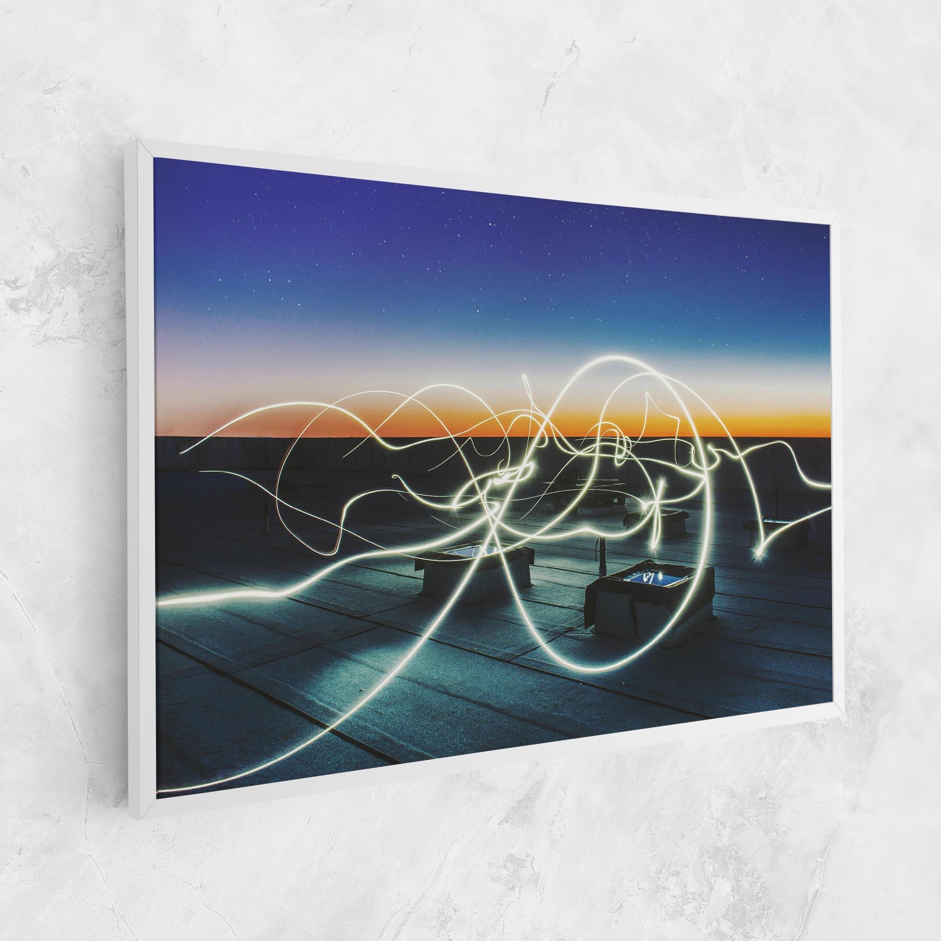 Vászonkép White Light Floating mockup 1