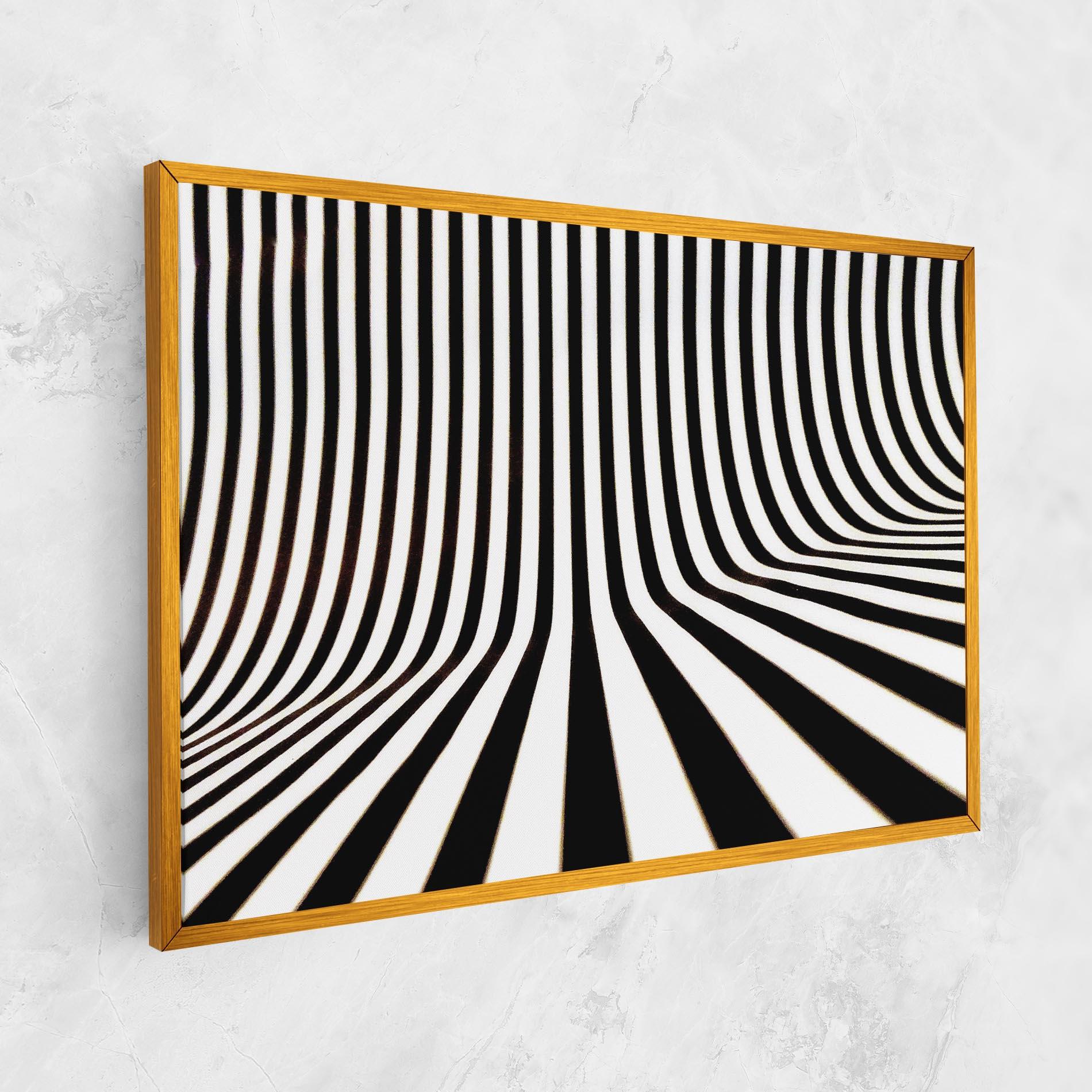 Vászonkép Black And White Illusion mockup 1