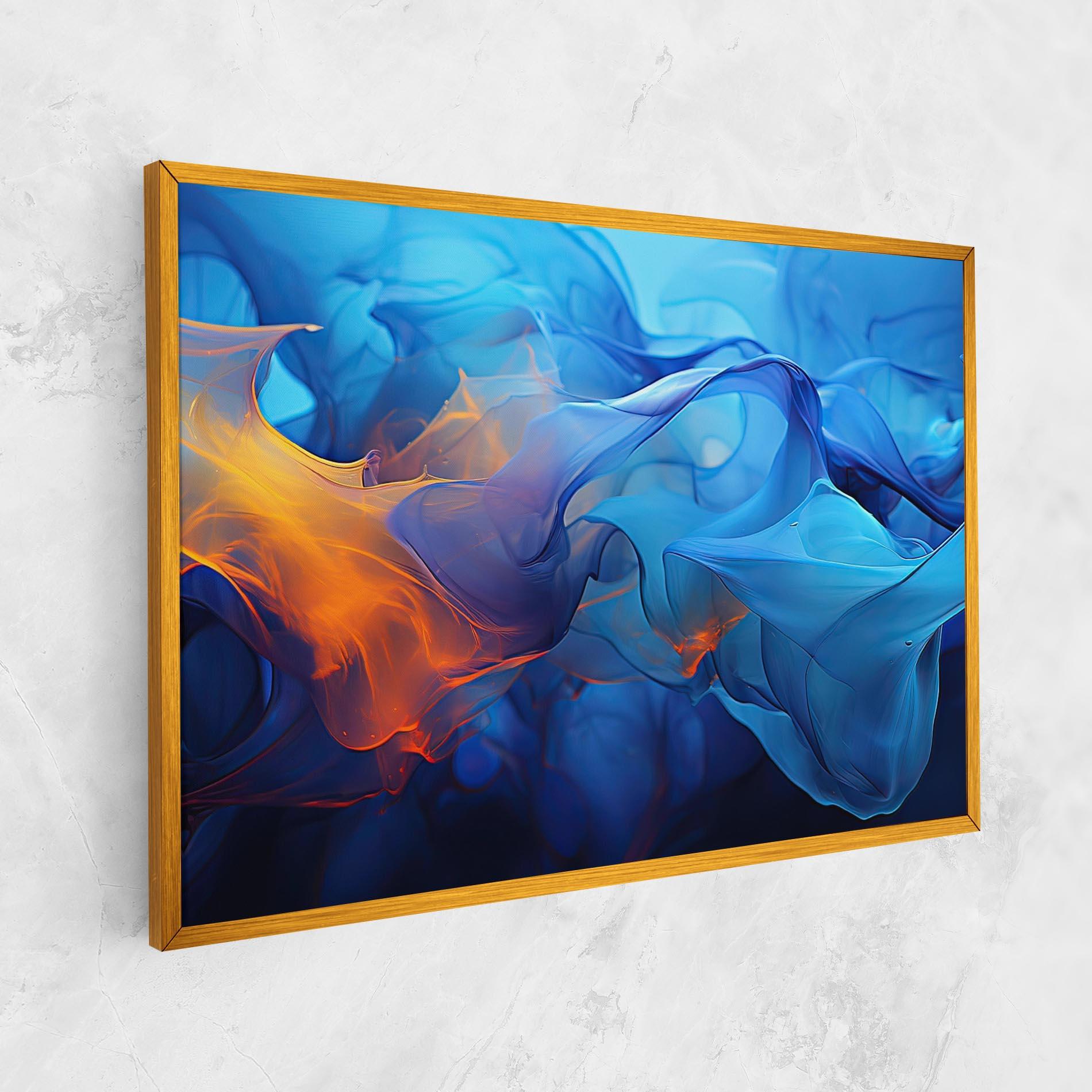 Vászonkép Blue Orange Floating mockup 1