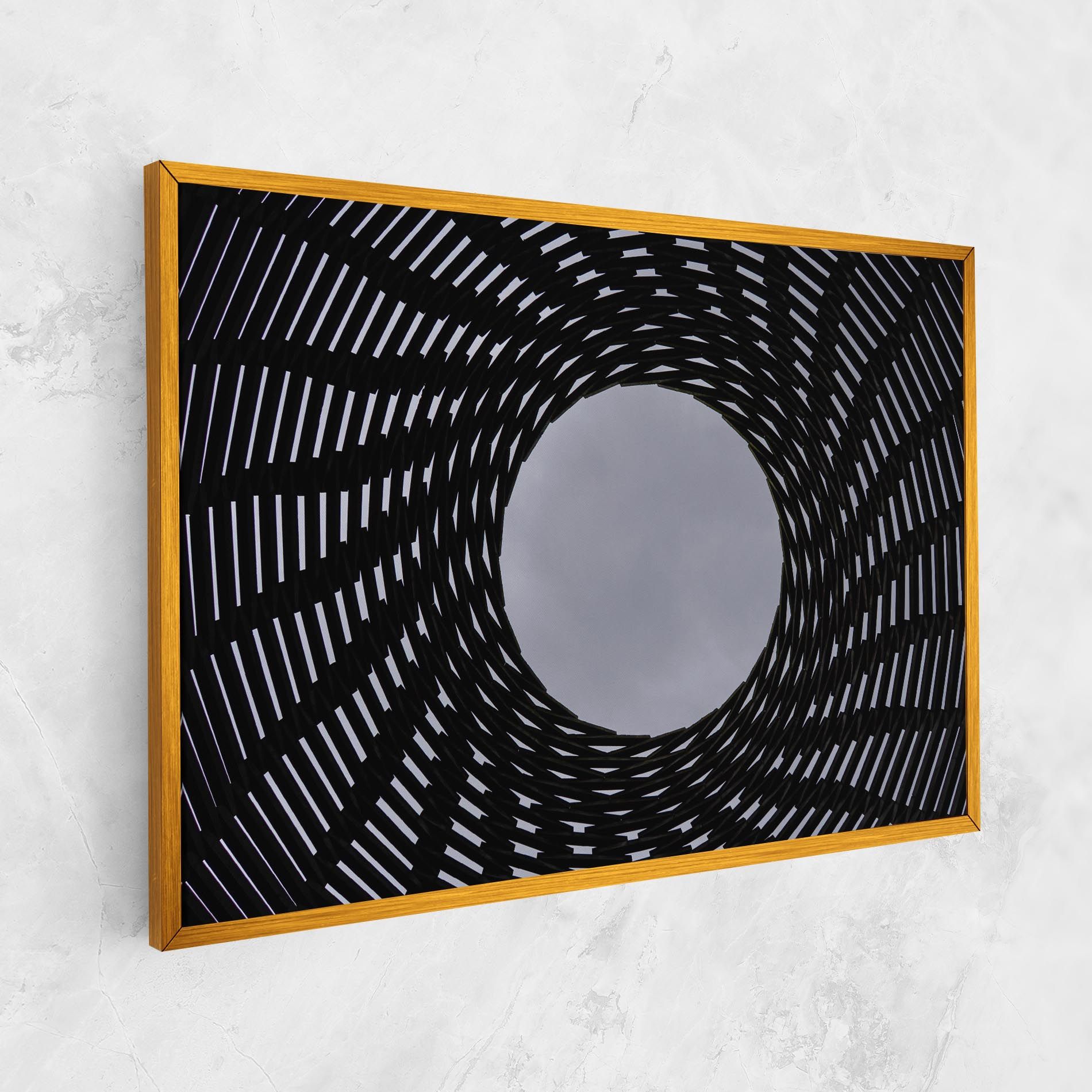 Grey Circle Lines mockup 1