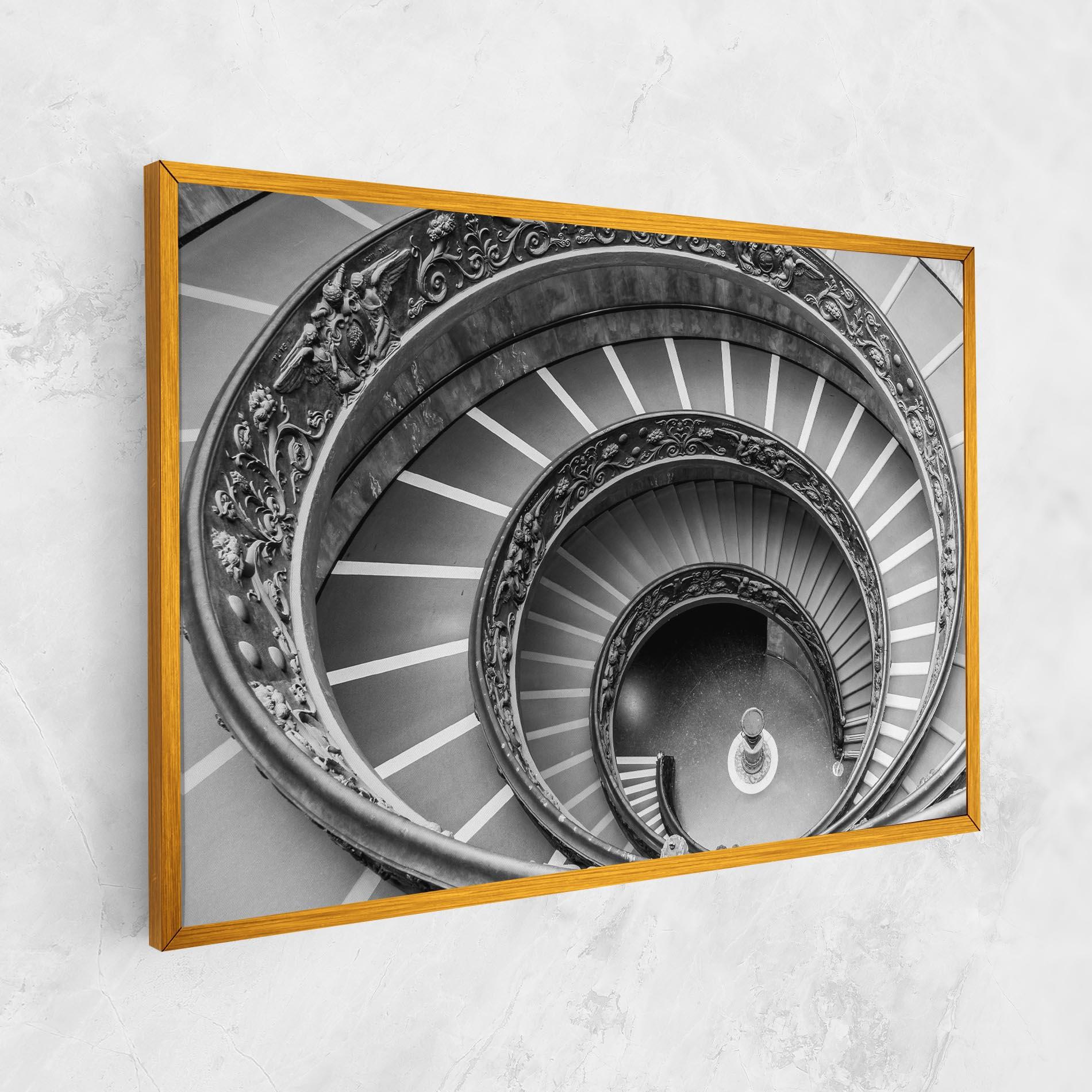 Vászonkép Grey Spiral mockup 1