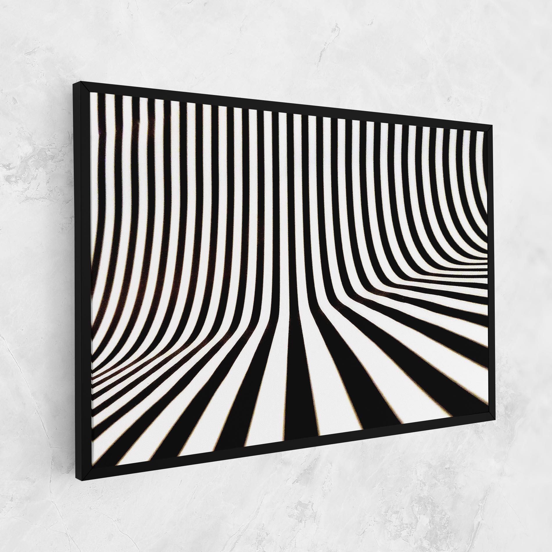 Vászonkép Black And White Illusion mockup 1